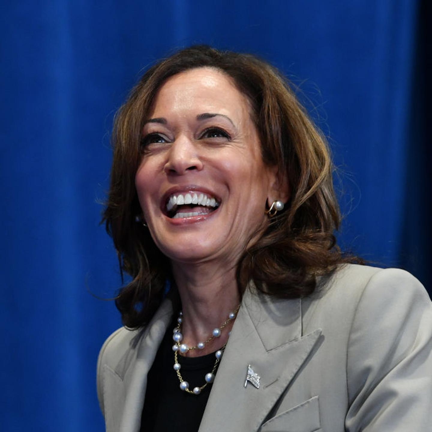 US Vice President Kamala Harris holds campaign in North Carolina