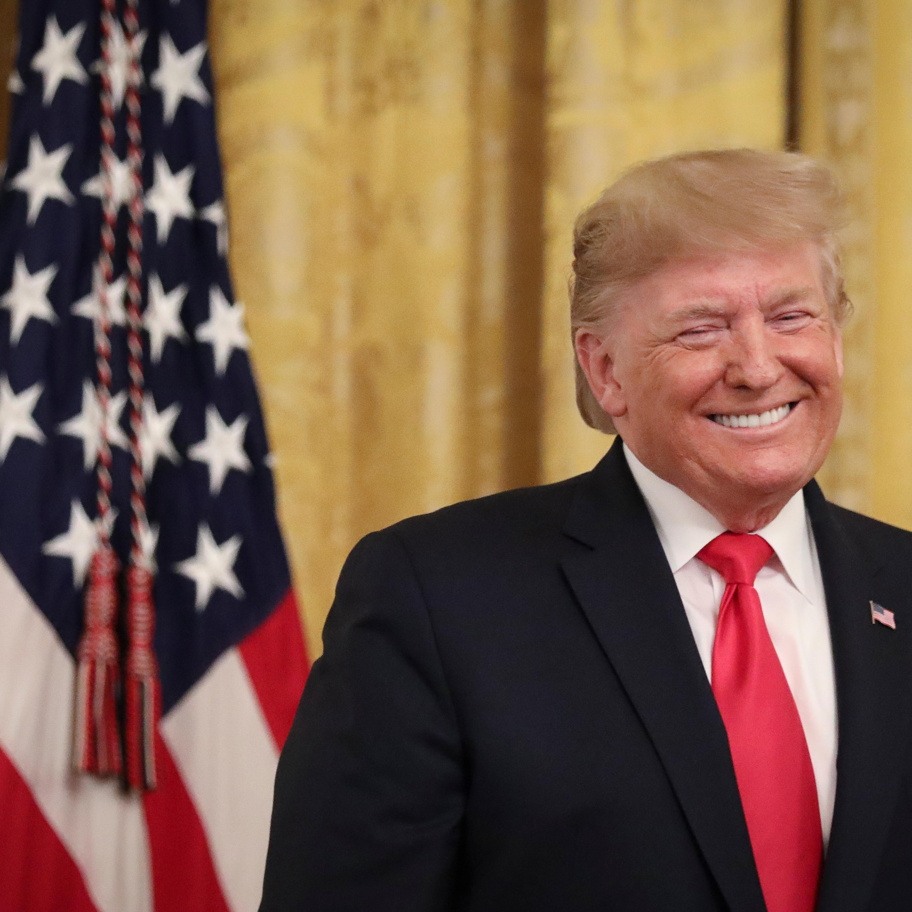 President Trump Delivers Remarks On Federal Judicial Confirmation Milestones