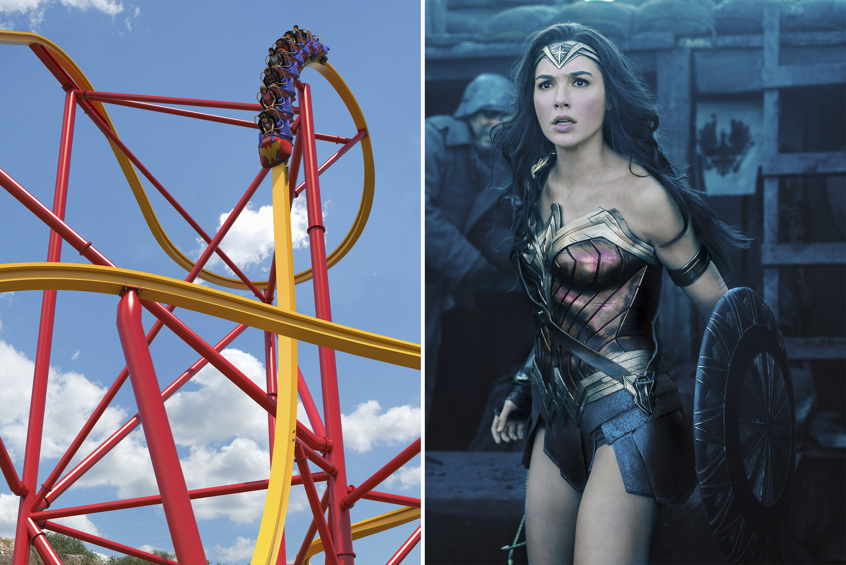 six-flags-wonder-woman-roller-coaster
