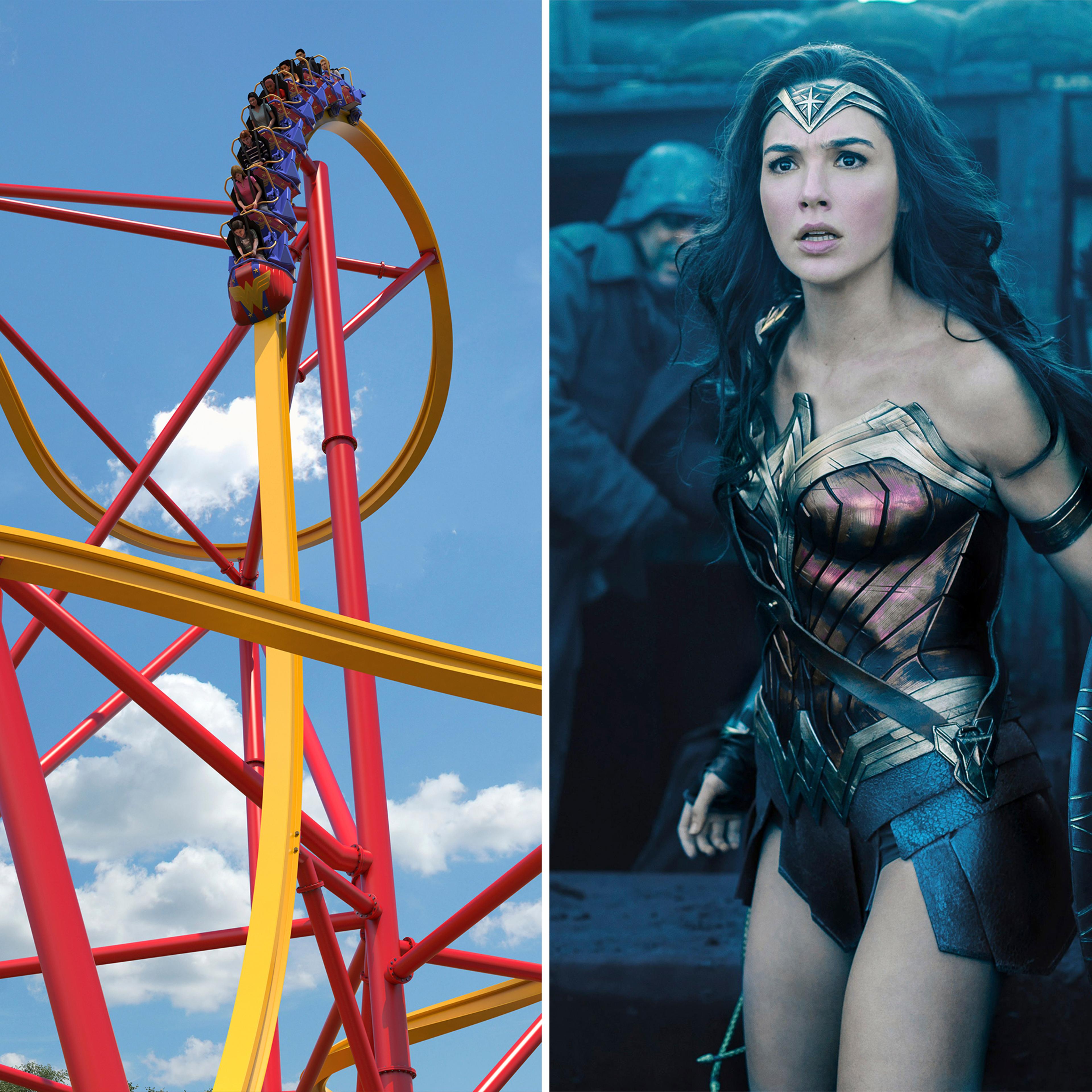 six-flags-wonder-woman-roller-coaster