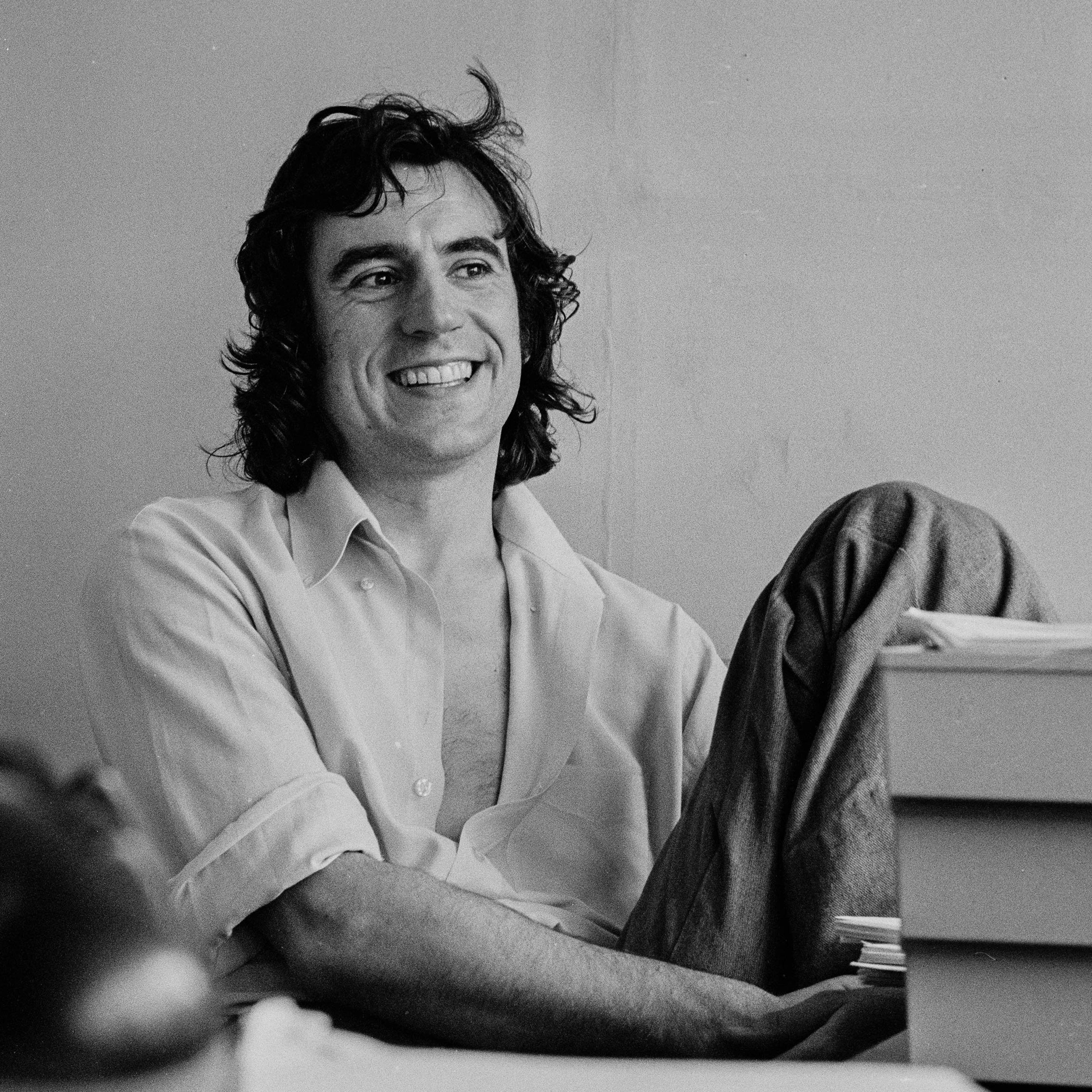 Jones at work in 1974, in a script conference for the BBC’s Monty Python’s Flying Circus