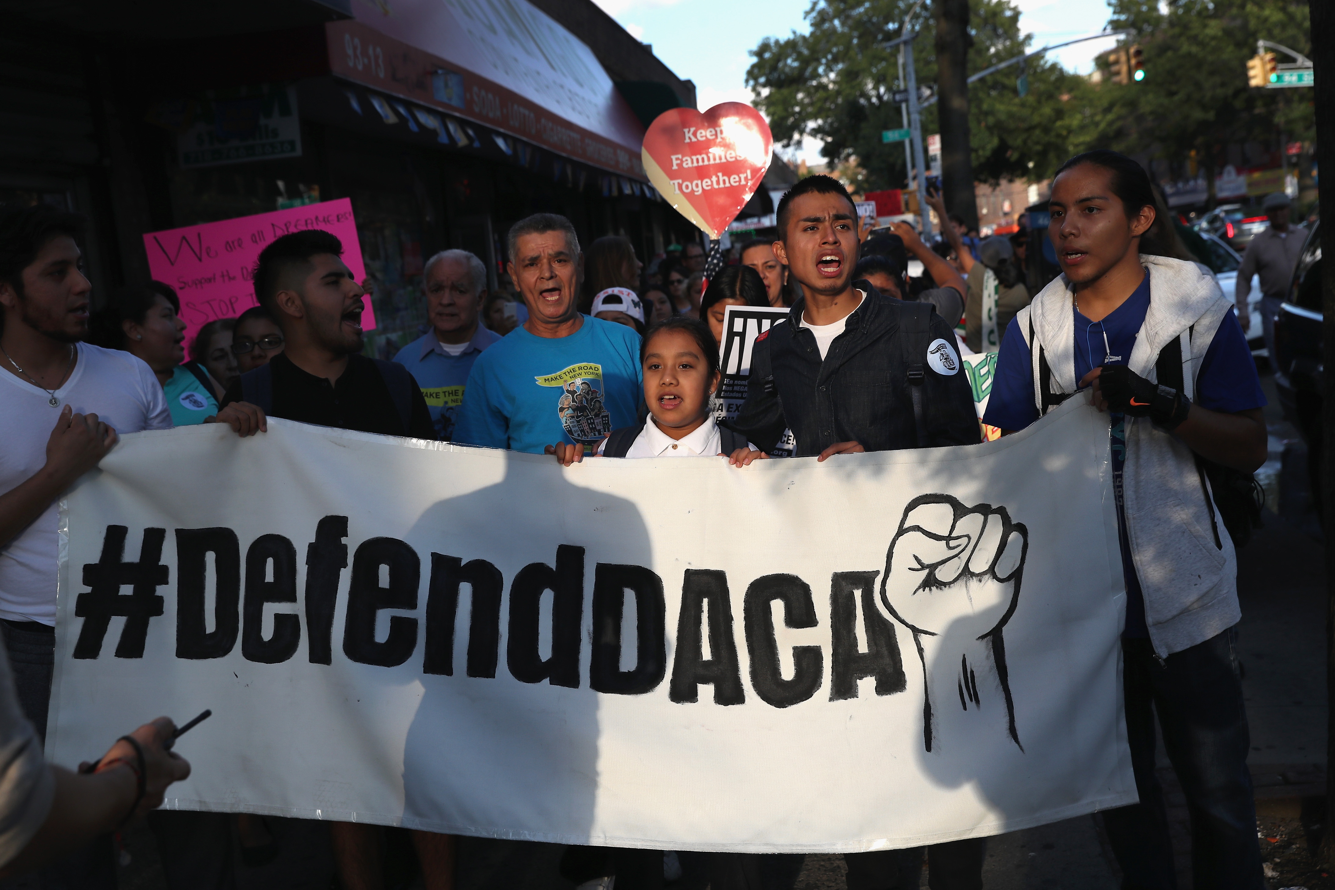 Immigration Activists Rally Against President Trump's Decision To End DACA Program