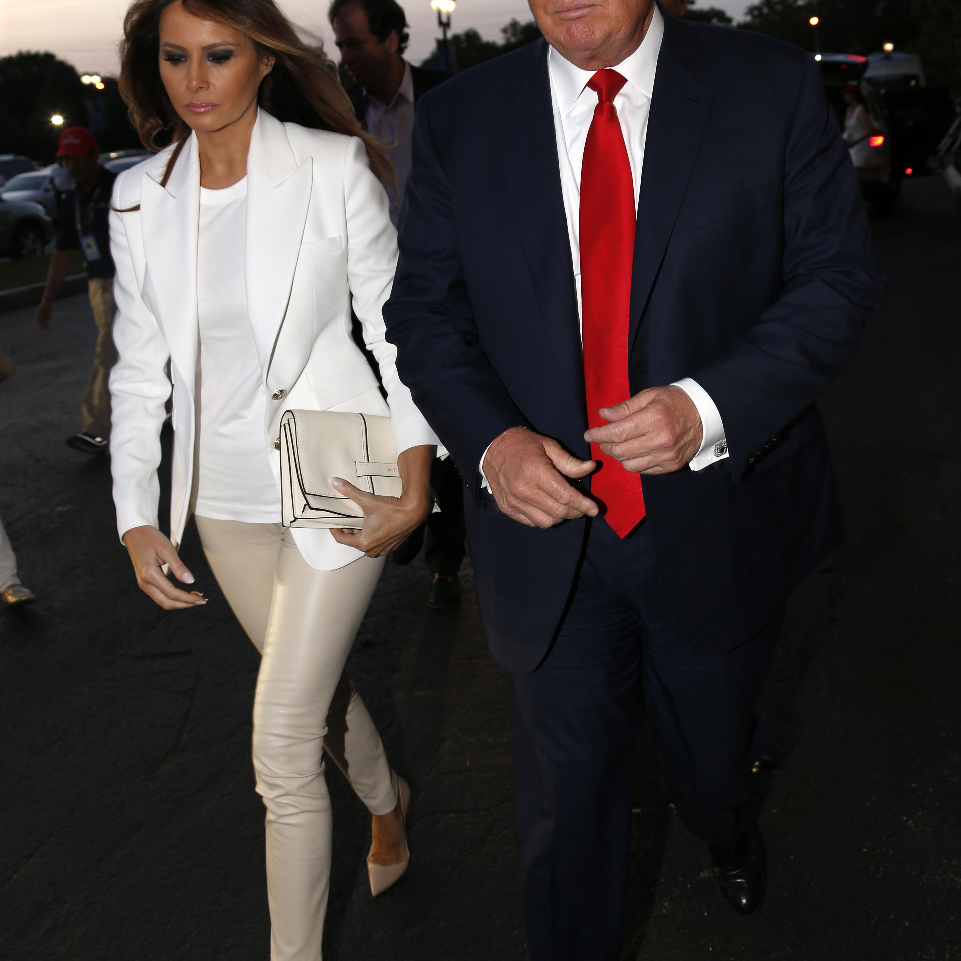 Donald Trump and Melania Trump