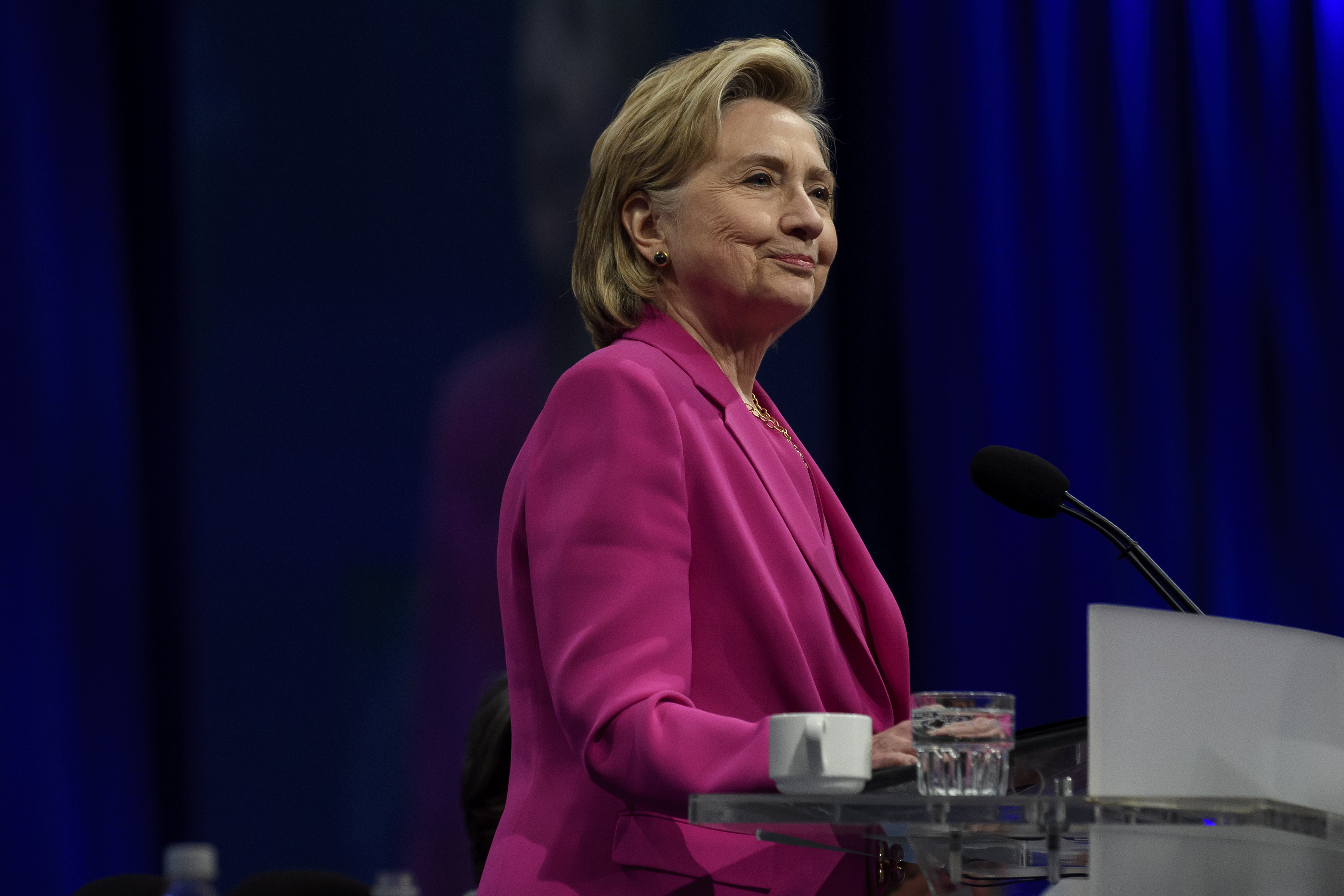 Hillary Clinton Addresses The American Federation Of Teachers Convention