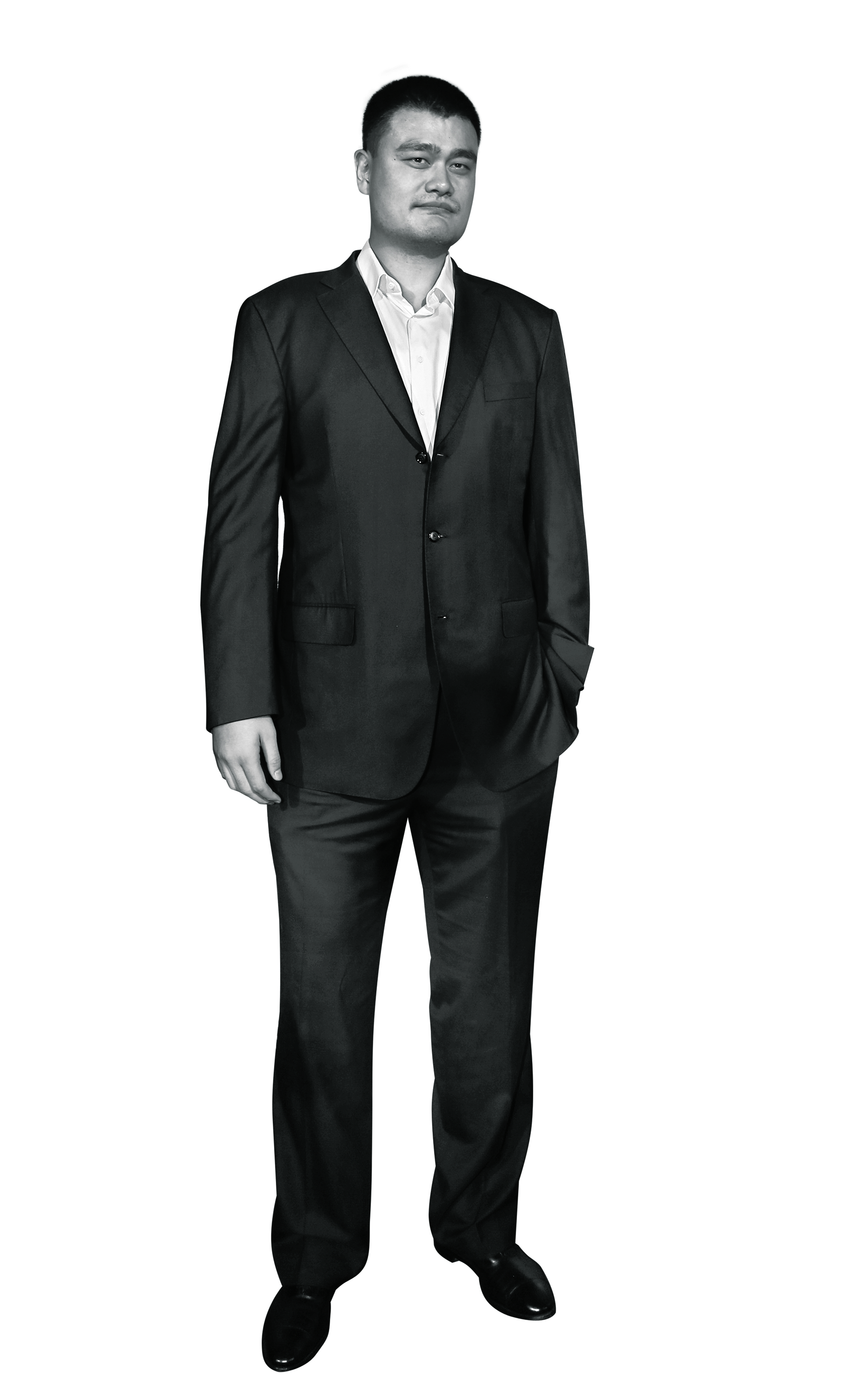 Retired Chinese basketball superstar Yao Ming.