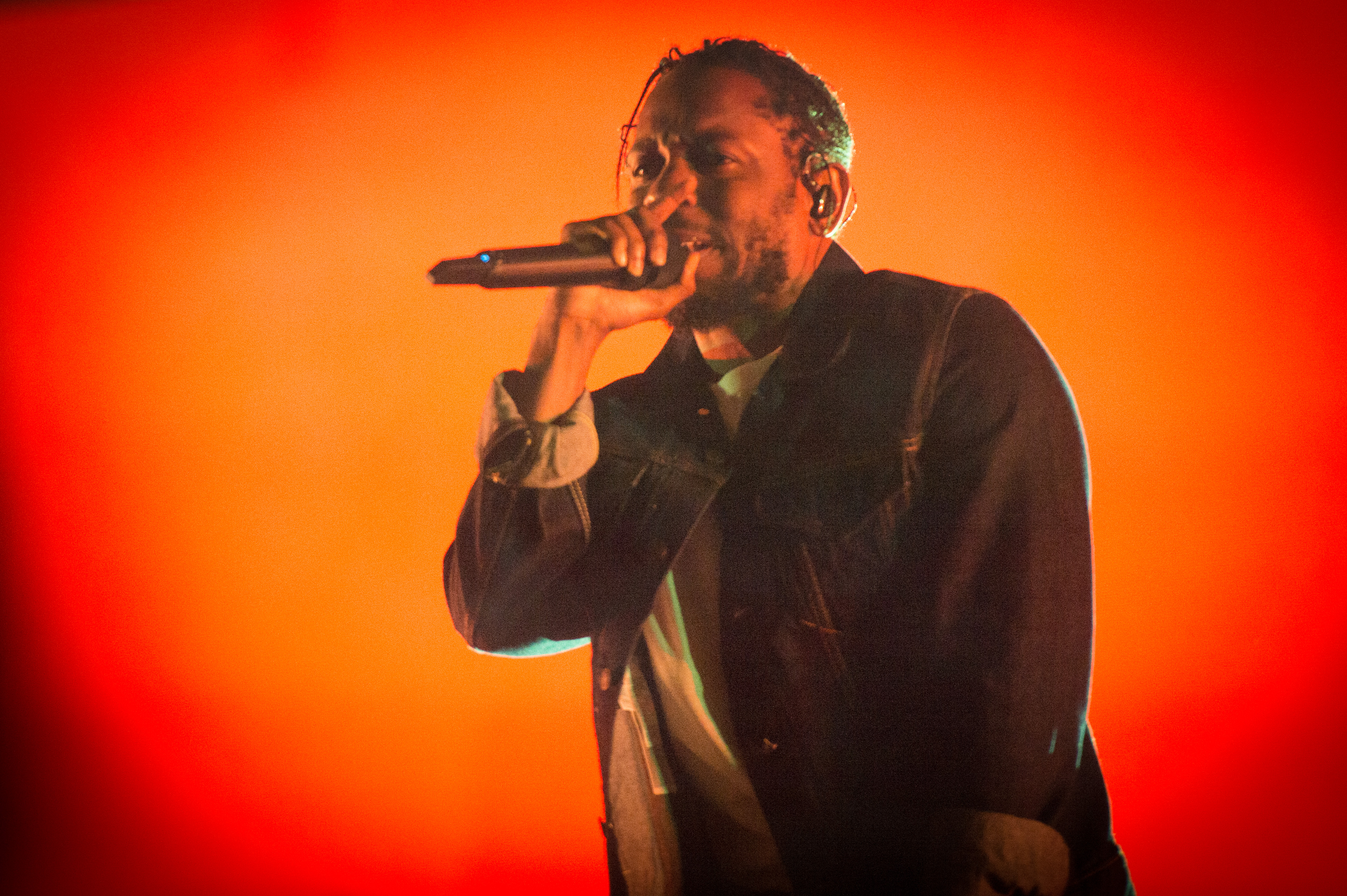 Kendrick Lamar performs onstage at the 50th Festival D'ete De Quebec on July 7, 2017 in Quebec City, Canada.