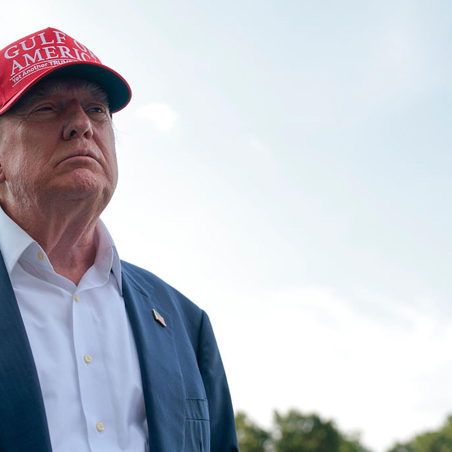 President Trump Departs White House For Florida On Tuesday Morning