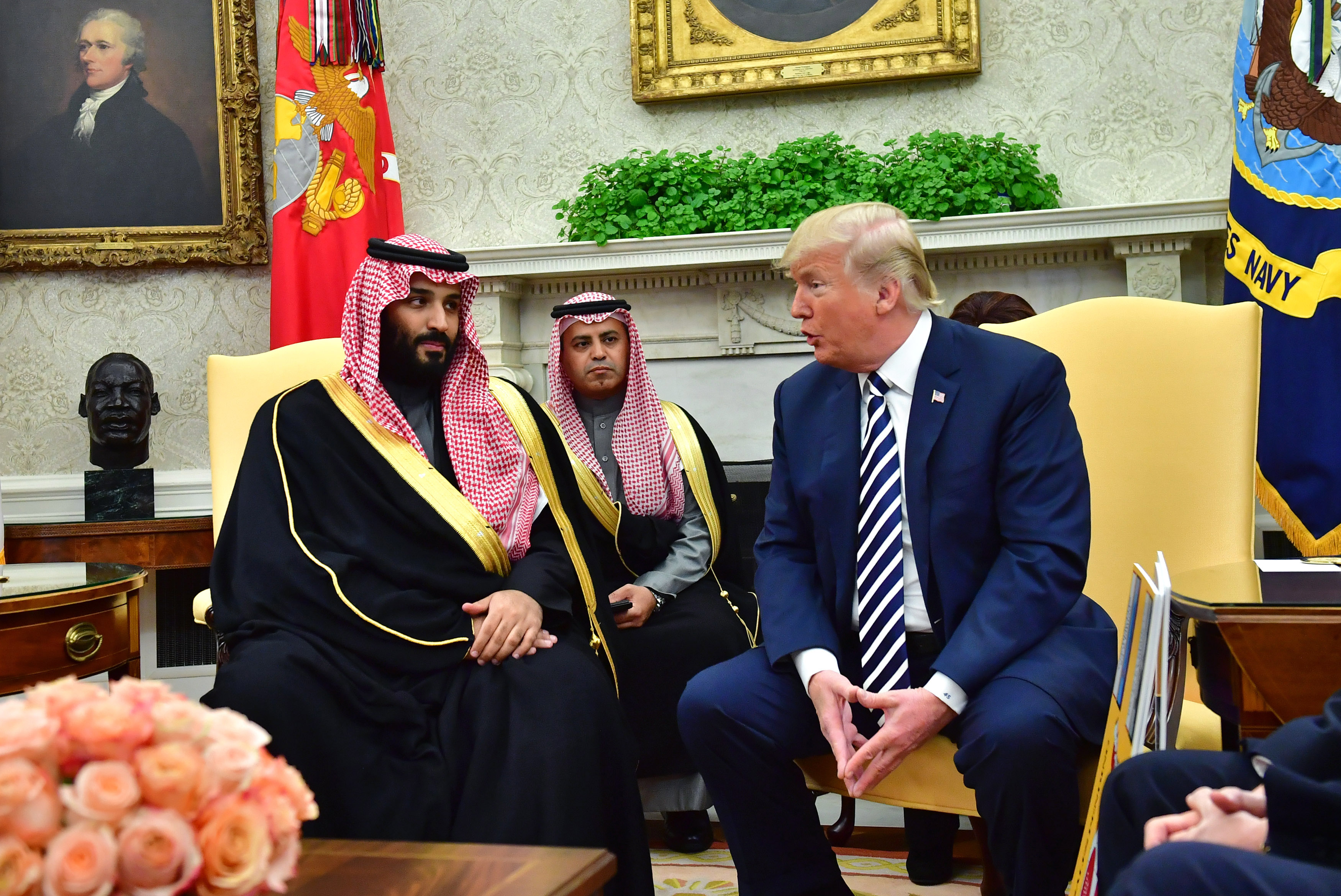 donald trump mohammed bin salman oval office