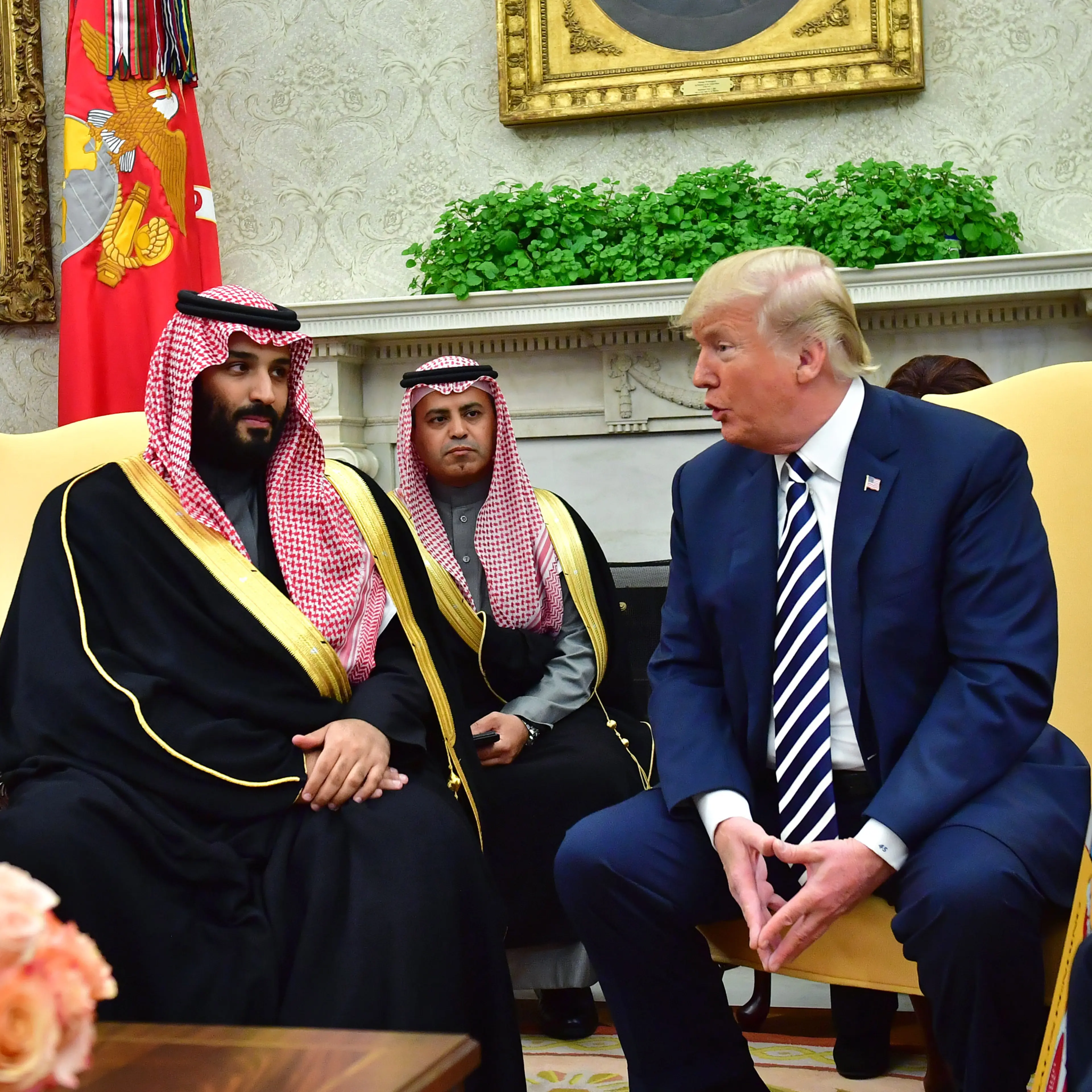 donald trump mohammed bin salman oval office