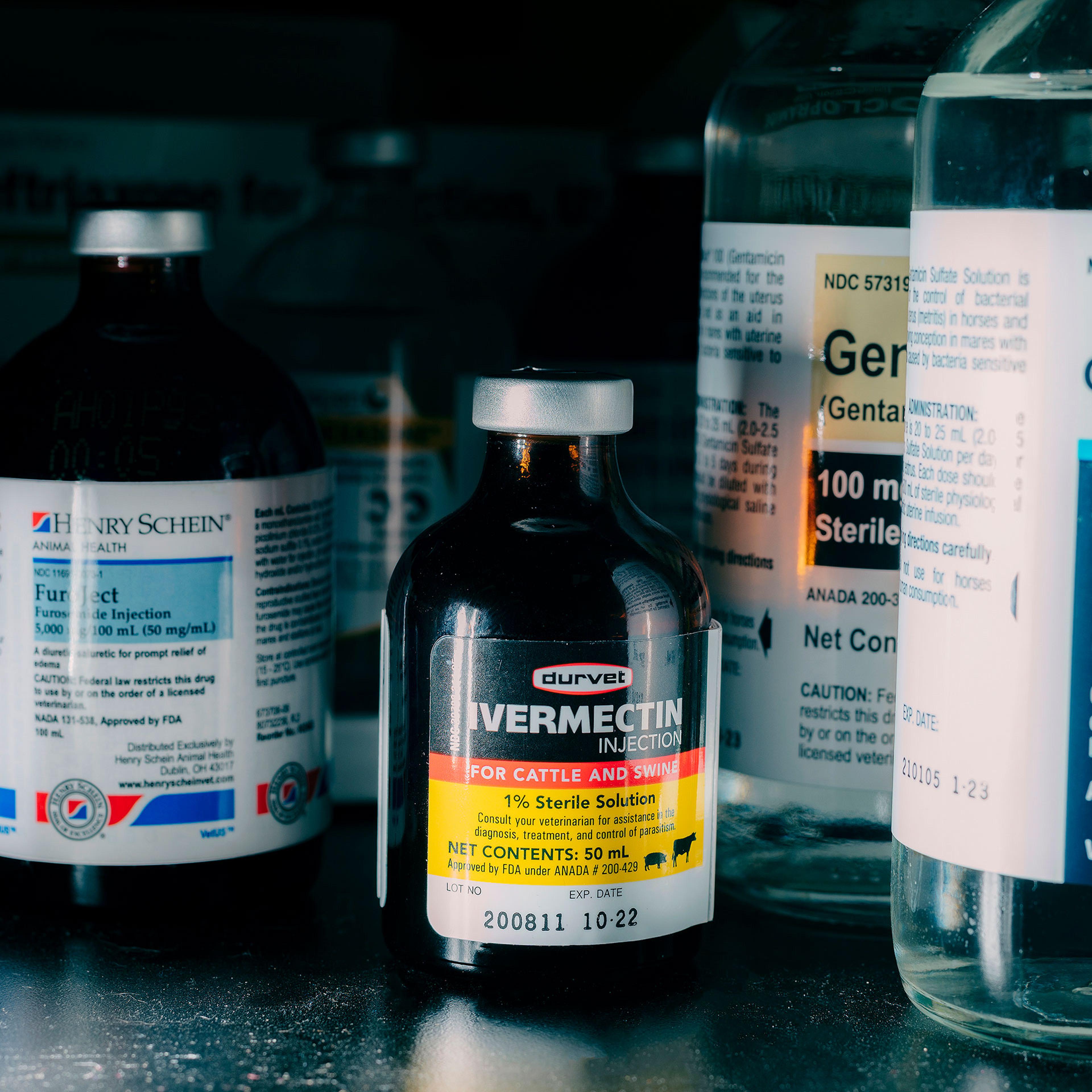 A bottle of Ivermectin in West Point, Miss. on Sept. 18, 2021. (Houston Cofield/The New York Times)