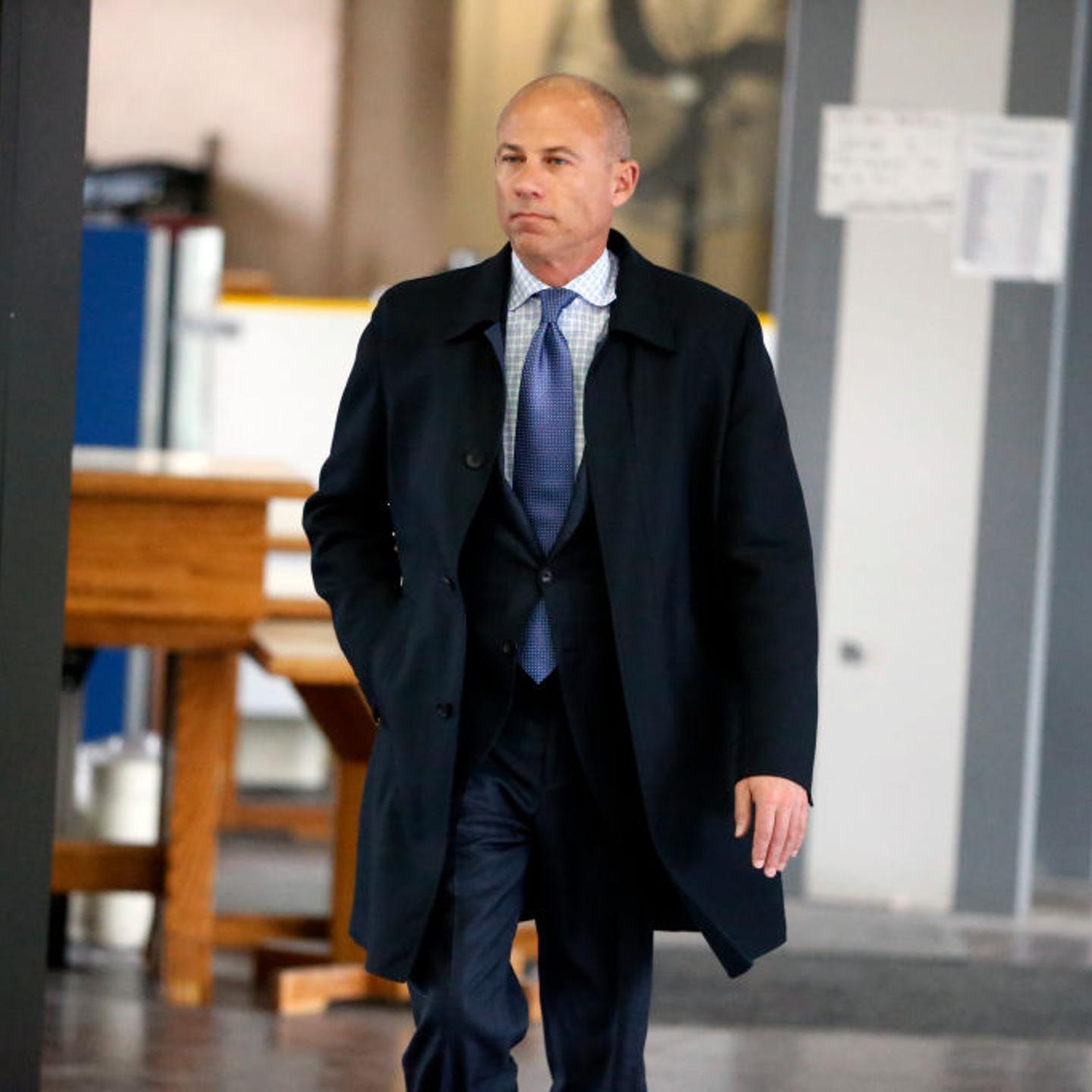 ttorney Michael Avenatti arrives at the Leighton Criminal Courthouse for R. Kelly's first court appearance