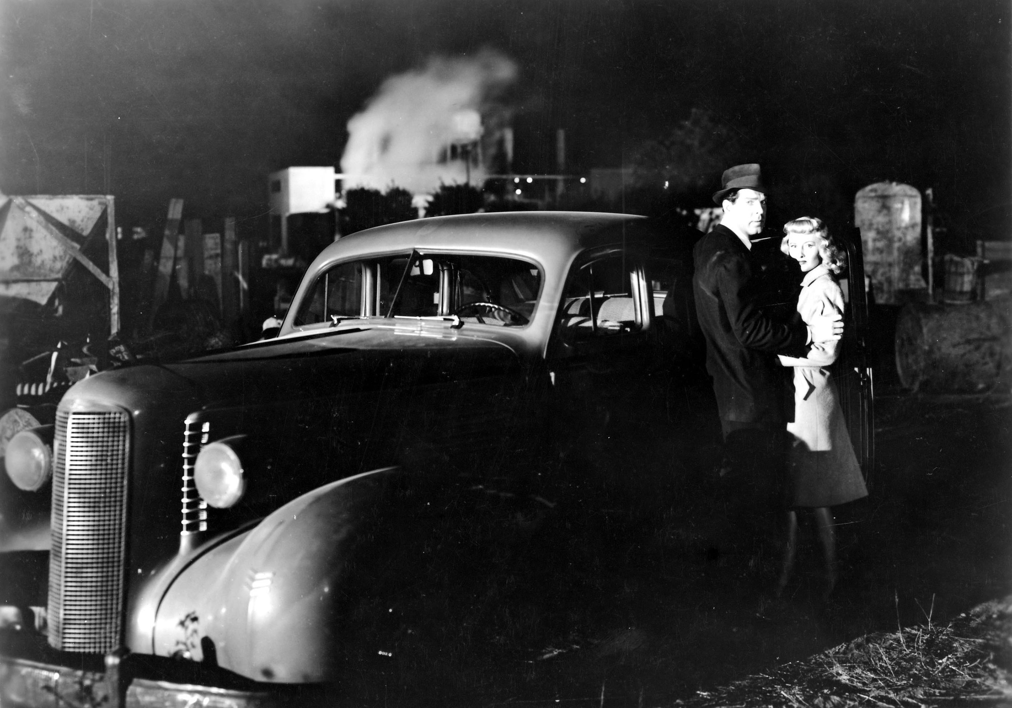 Double Indemnity with Barbara Stanwyck and Fred MacMurray, 1944.
