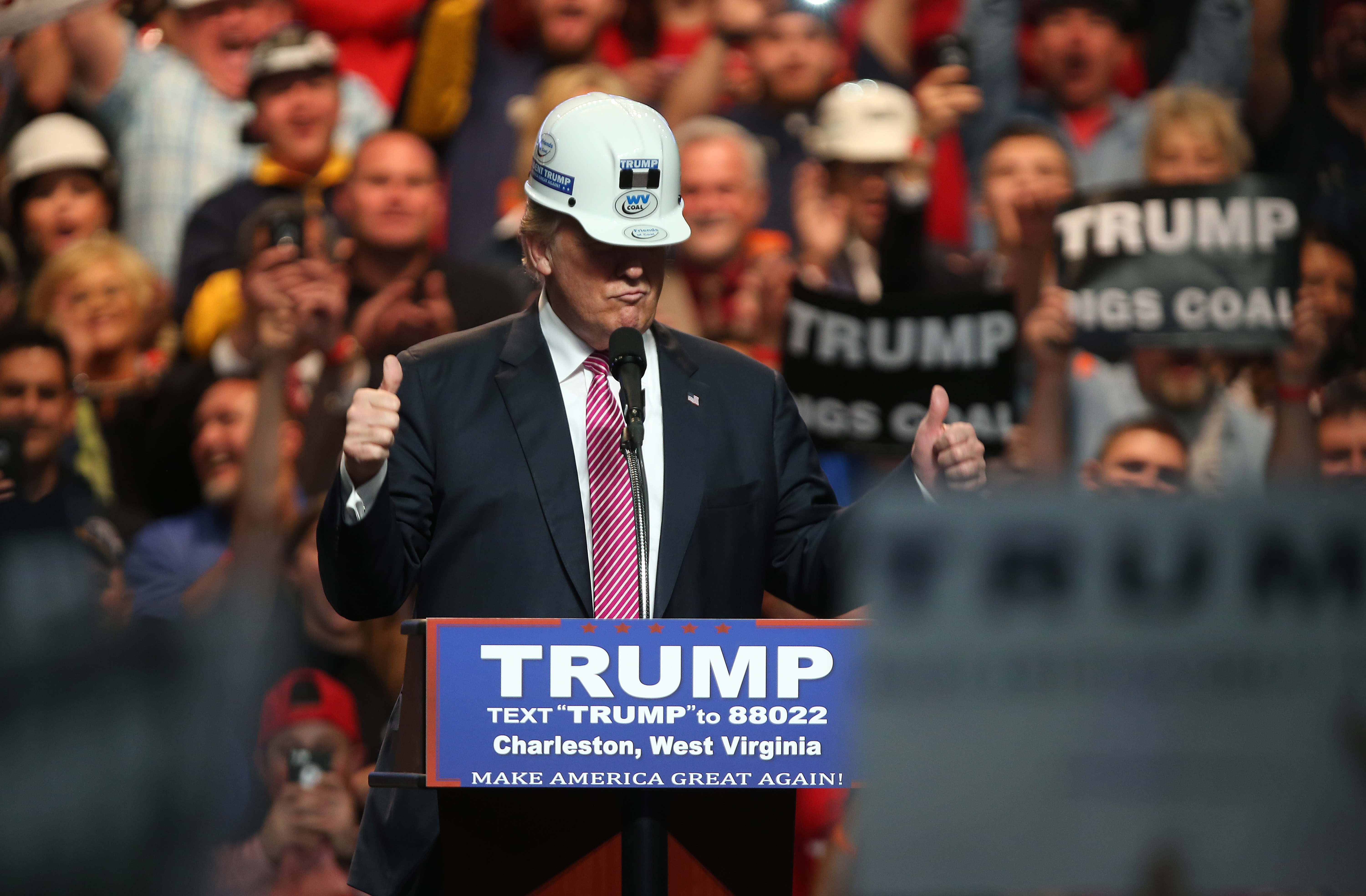 Donald Trump Holds Campaign Rally In Charleston, WV