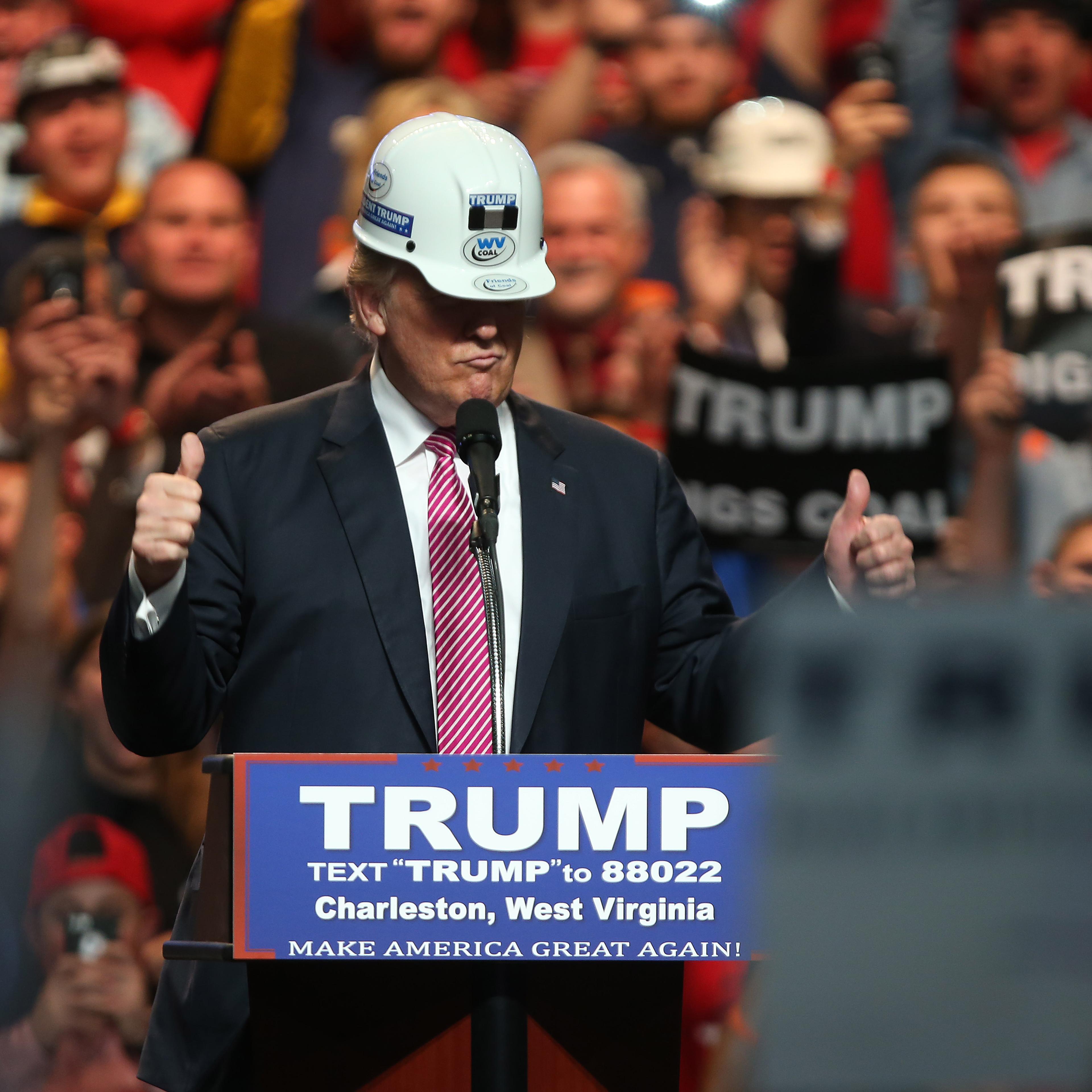 Donald Trump Holds Campaign Rally In Charleston, WV