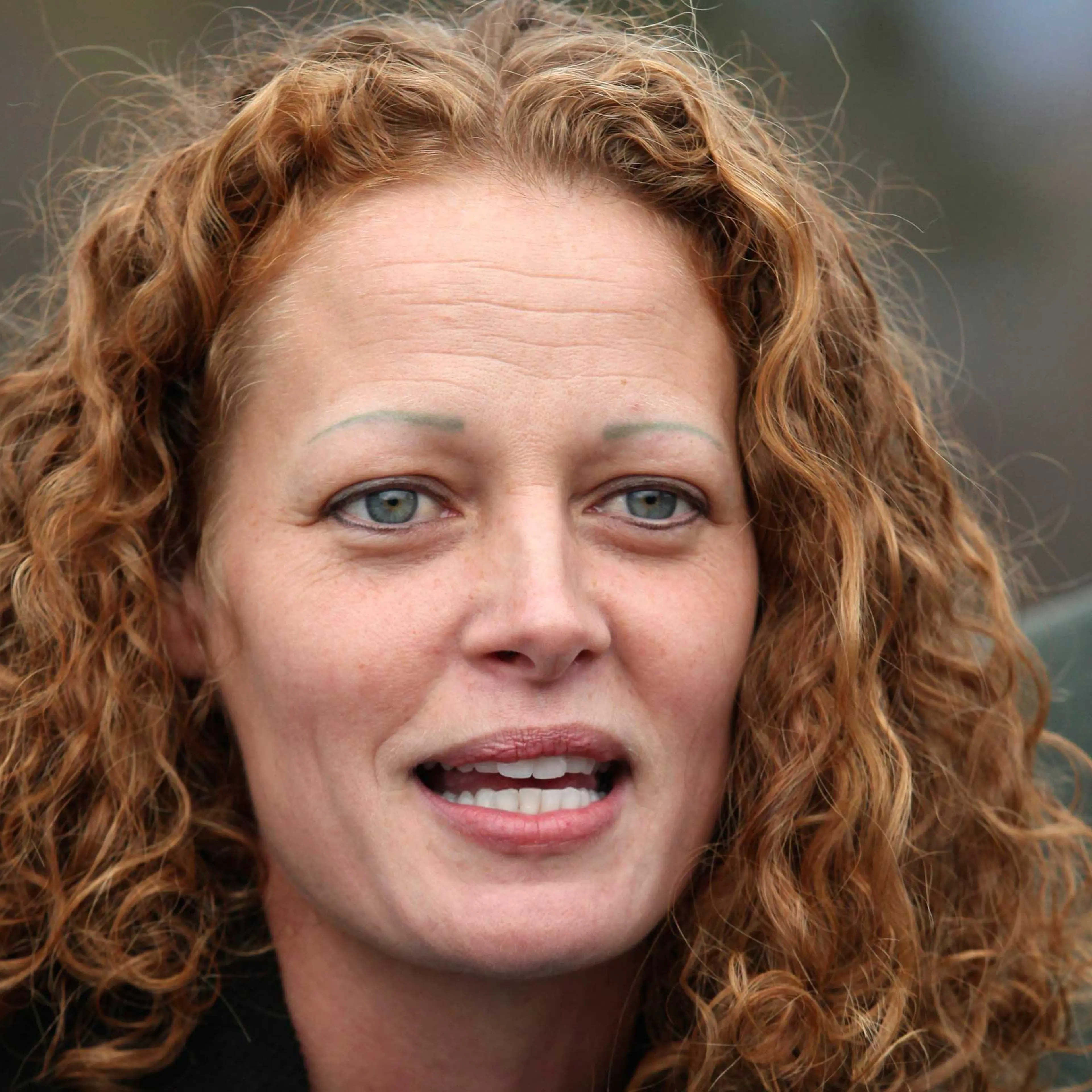 Nurse Kaci Hickox speaks with the media in Fort Kent, Maine