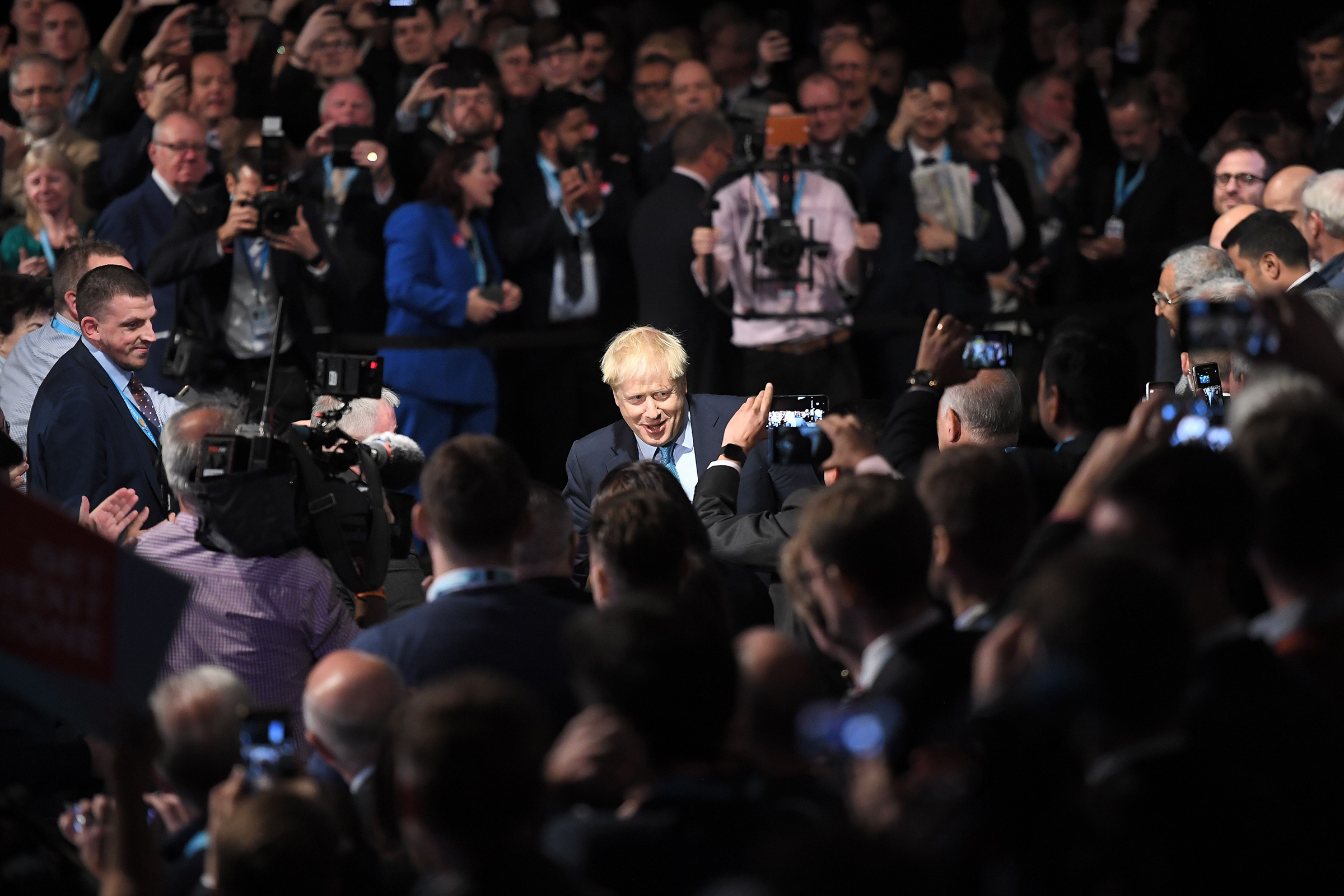Even amid scandal, Boris Johnson was hailed by many at the U.K.’s Conservative Party conference on Oct. 2