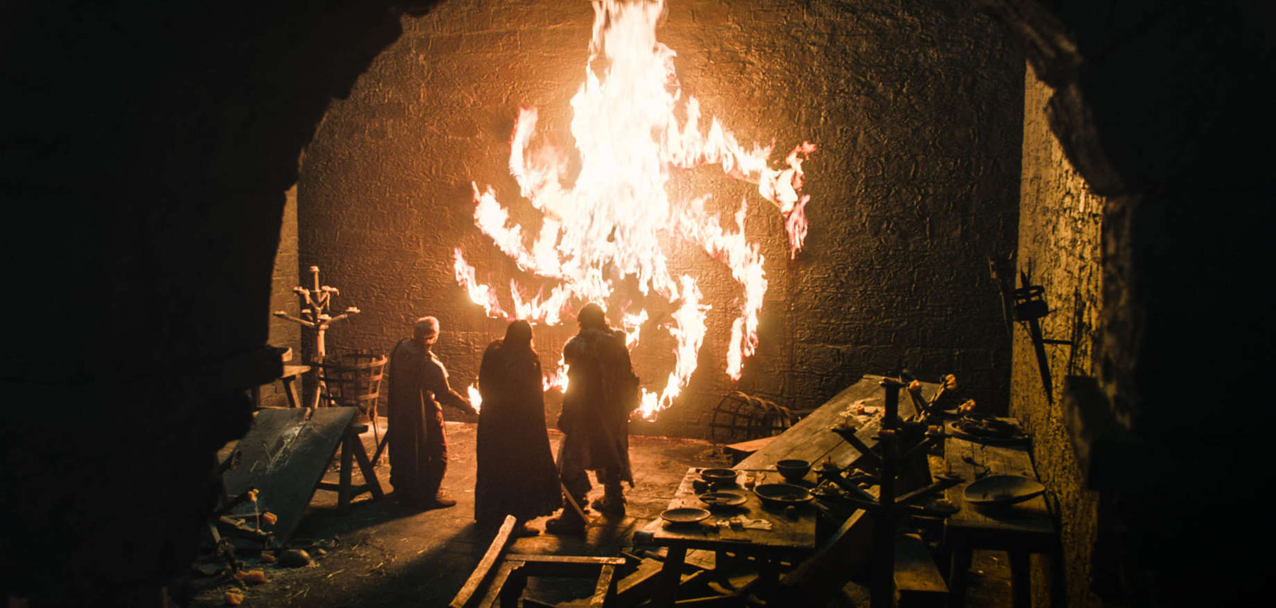 A scene from "Winterfell" from season eight of "Game of Thrones." 