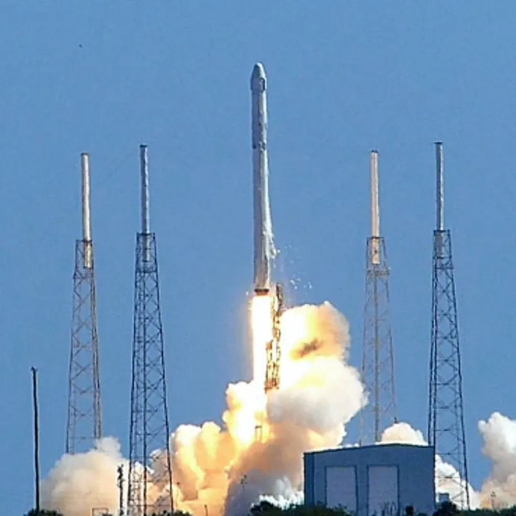 SpaceX Falcon 9 lifts off from the launch pad at the Cape Canaveral Air Force Station on June 28, 2015, in Cape Canaveral, Fla. After the launch the rocket exploded