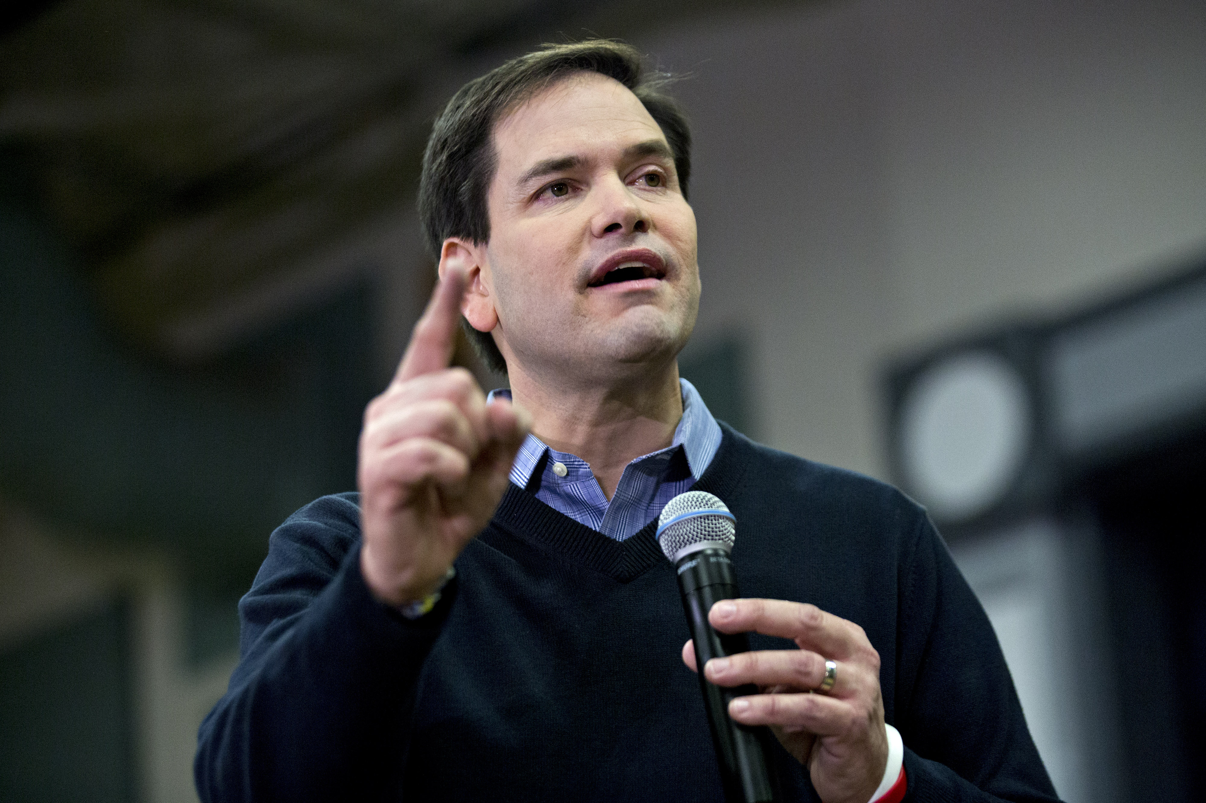Presidential Candidate Marco Rubio Holds Pre-Debate Rally Event