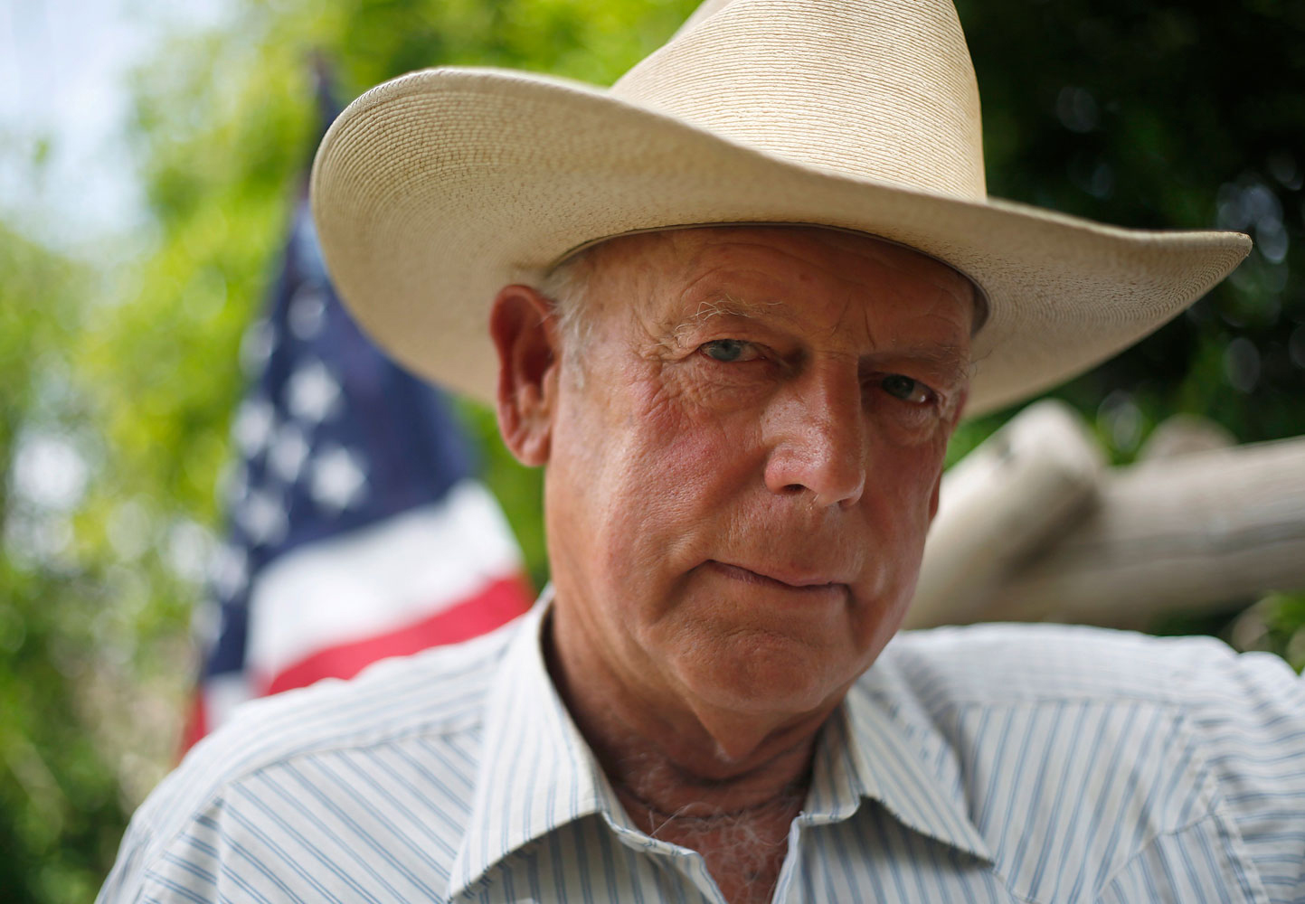 Rancher Cliven Bundy poses at his home in Bunkerville, Nevada, April 11, 2014.