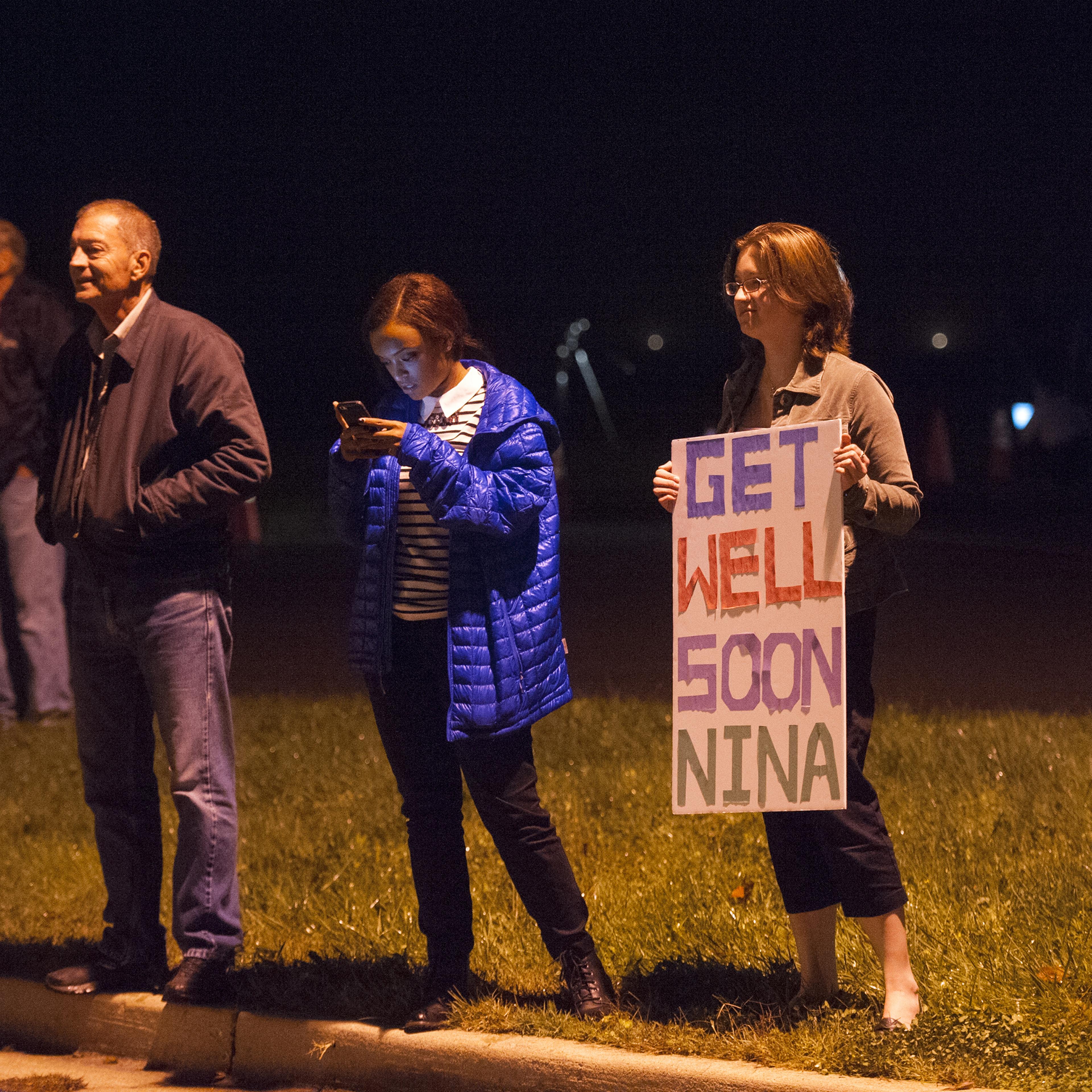 Ebola patient and nurse Nina Pham is flown into Frederick Airport and transfered to NIH