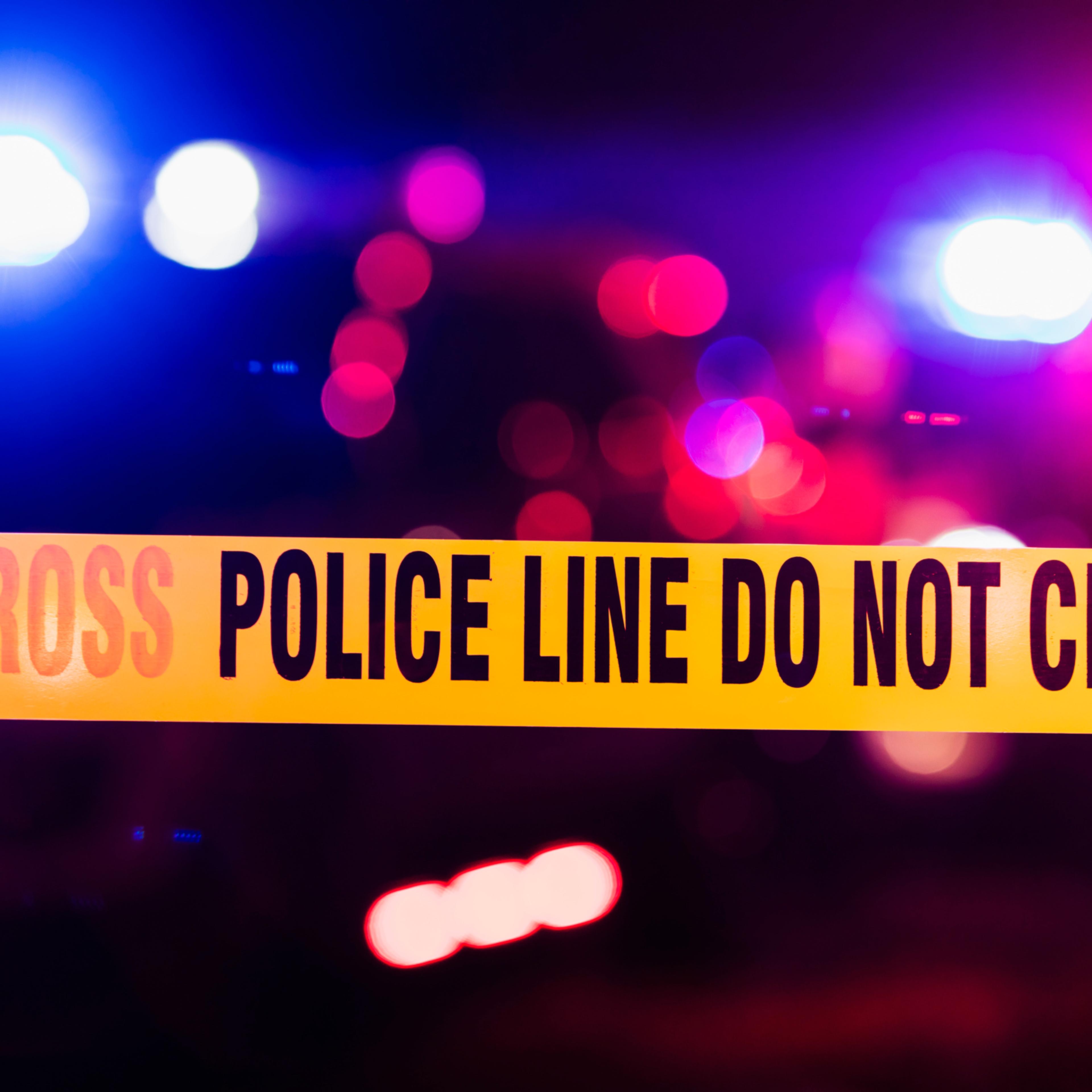 Accident or crime scene cordon tape