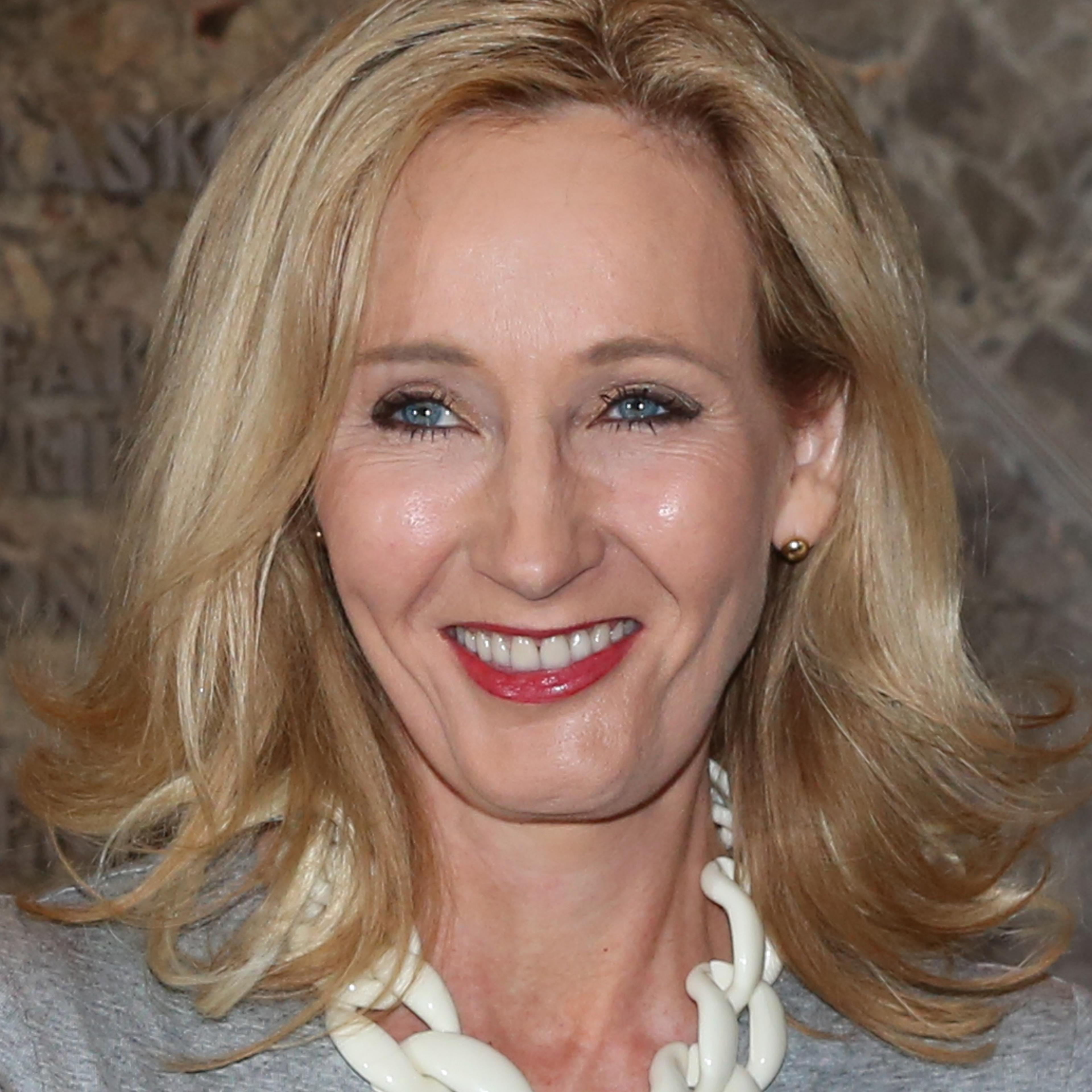 Author J.K. Rowling Visits The Empire State Building