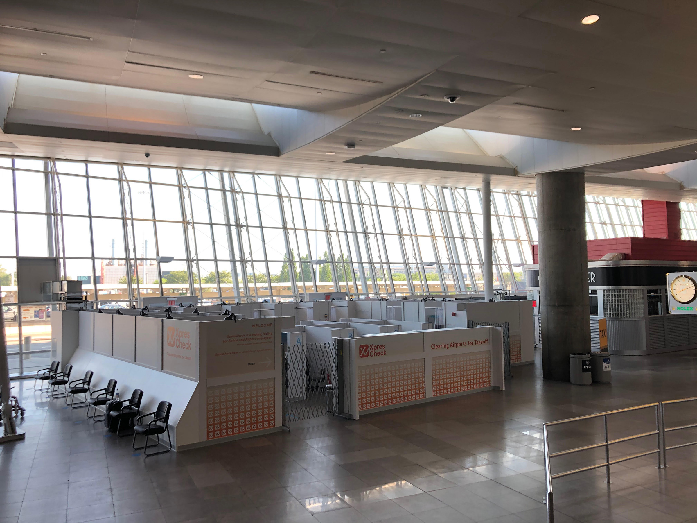 The XpresSpa testing site in Terminal 4 of JFK Airport.