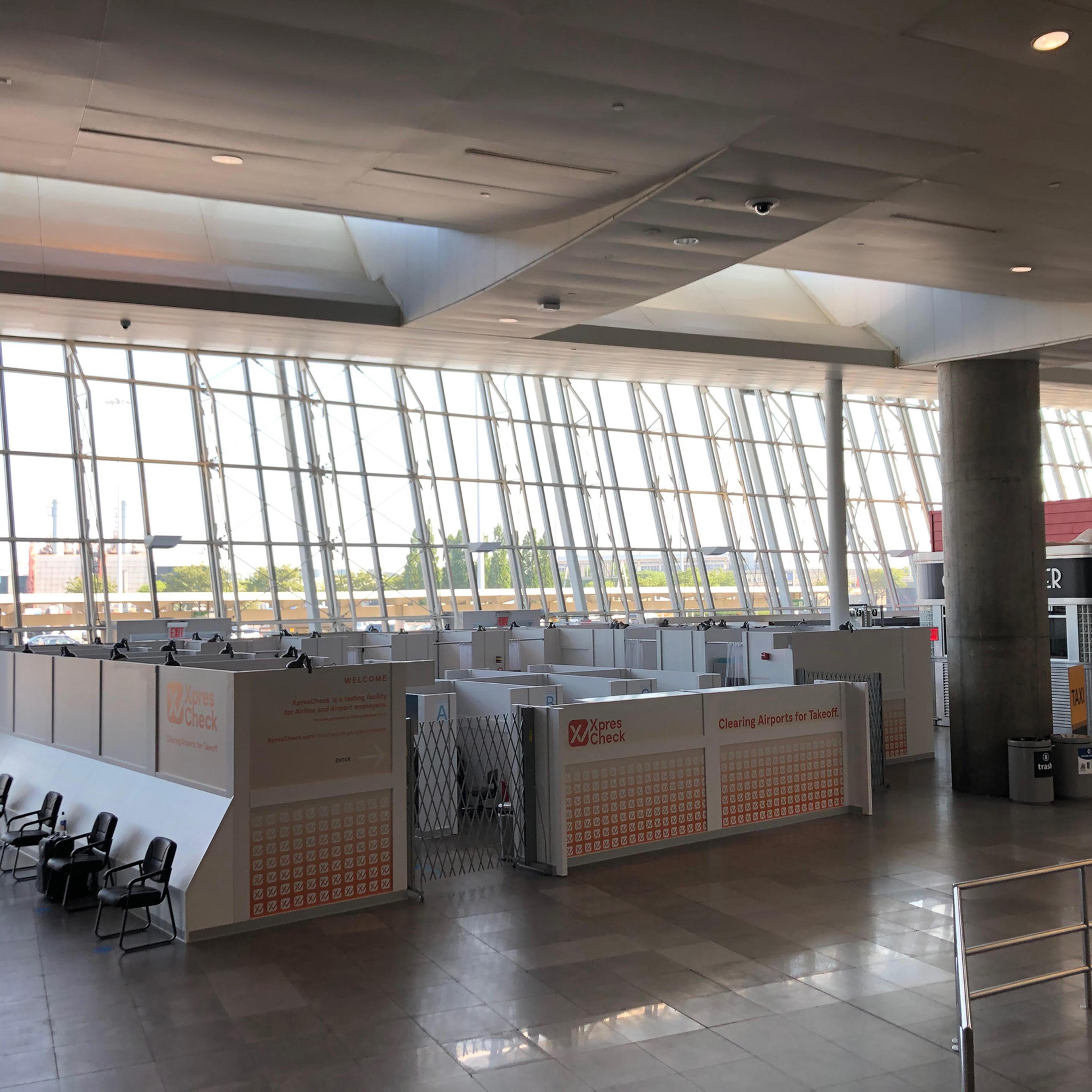 The XpresSpa testing site in Terminal 4 of JFK Airport.