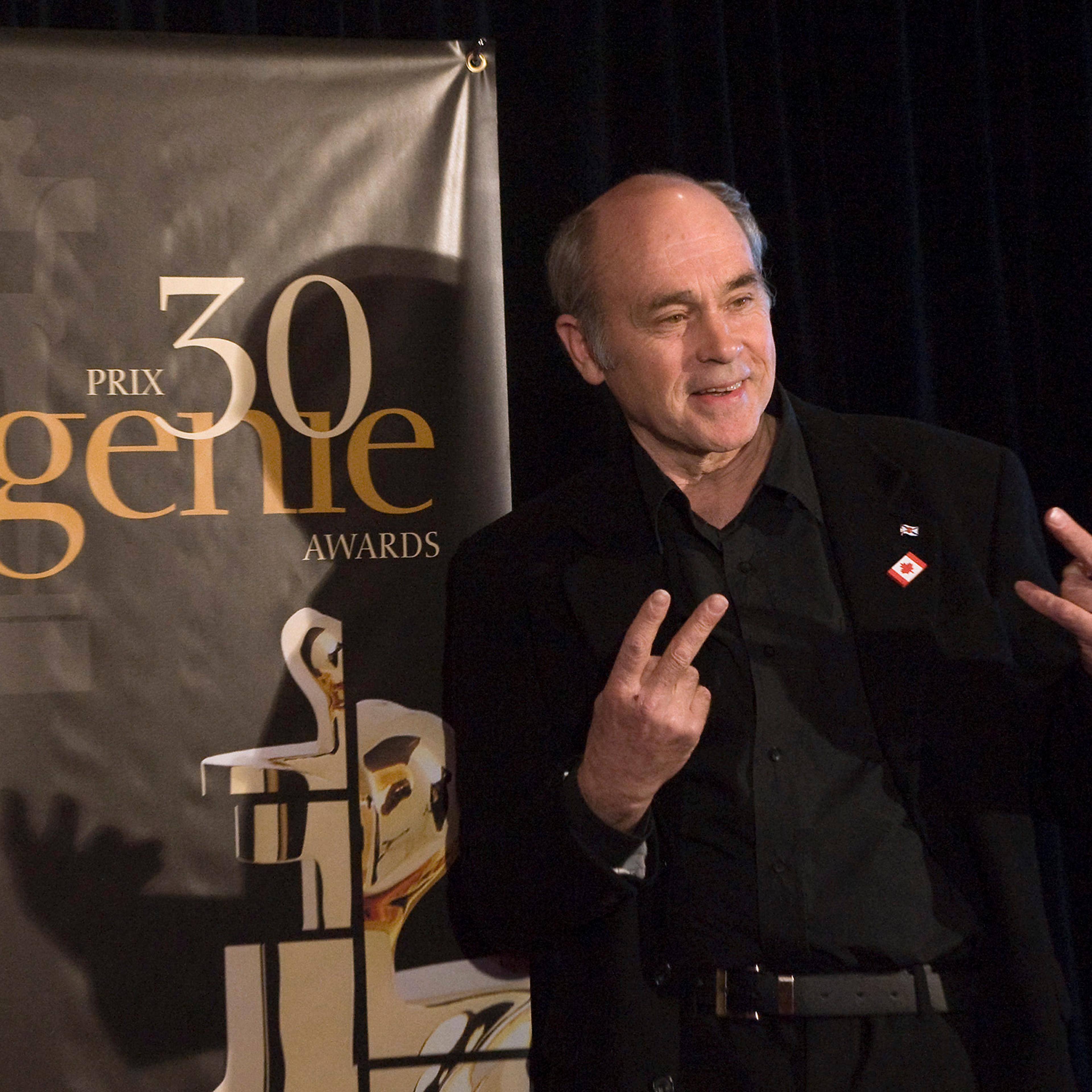 John Dunsworth arrives at the 30th Genie Awards Gala in Toronto