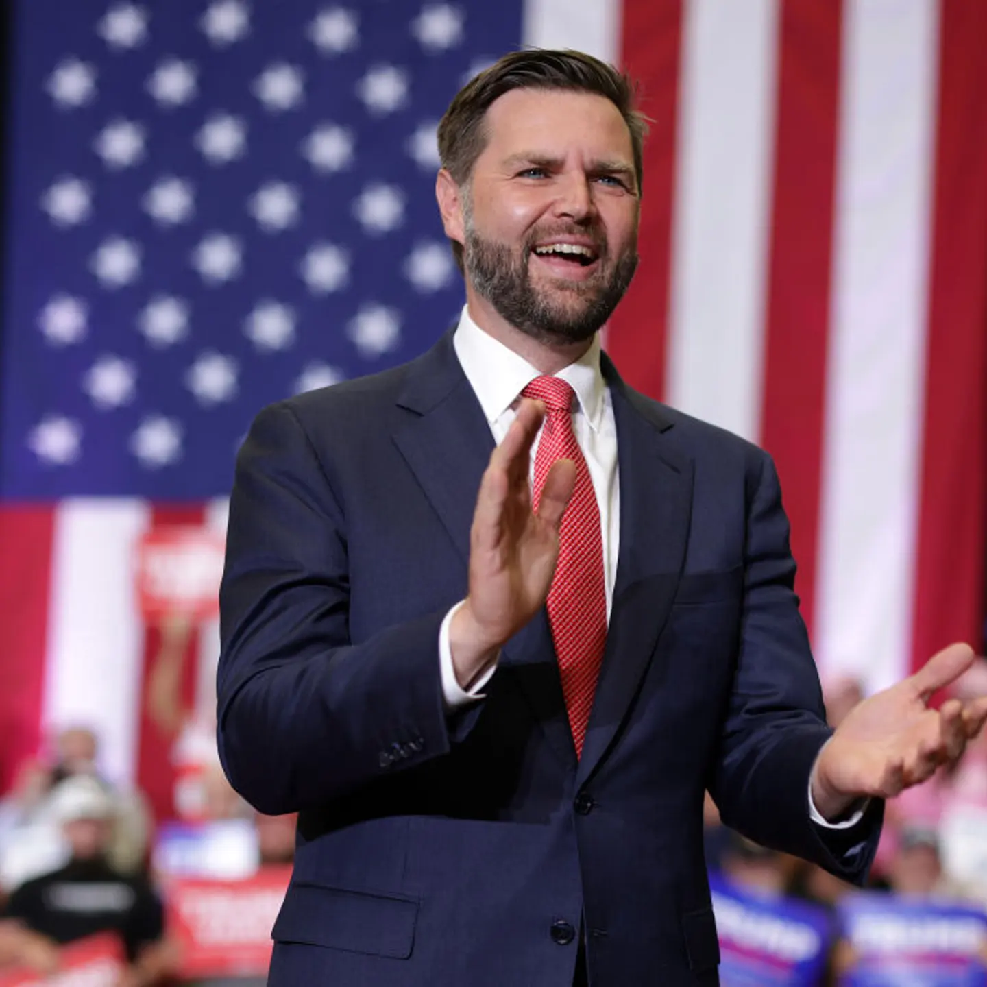Vice Presidential Candidate JD Vance Holds Campaign Rally In Western Virginia