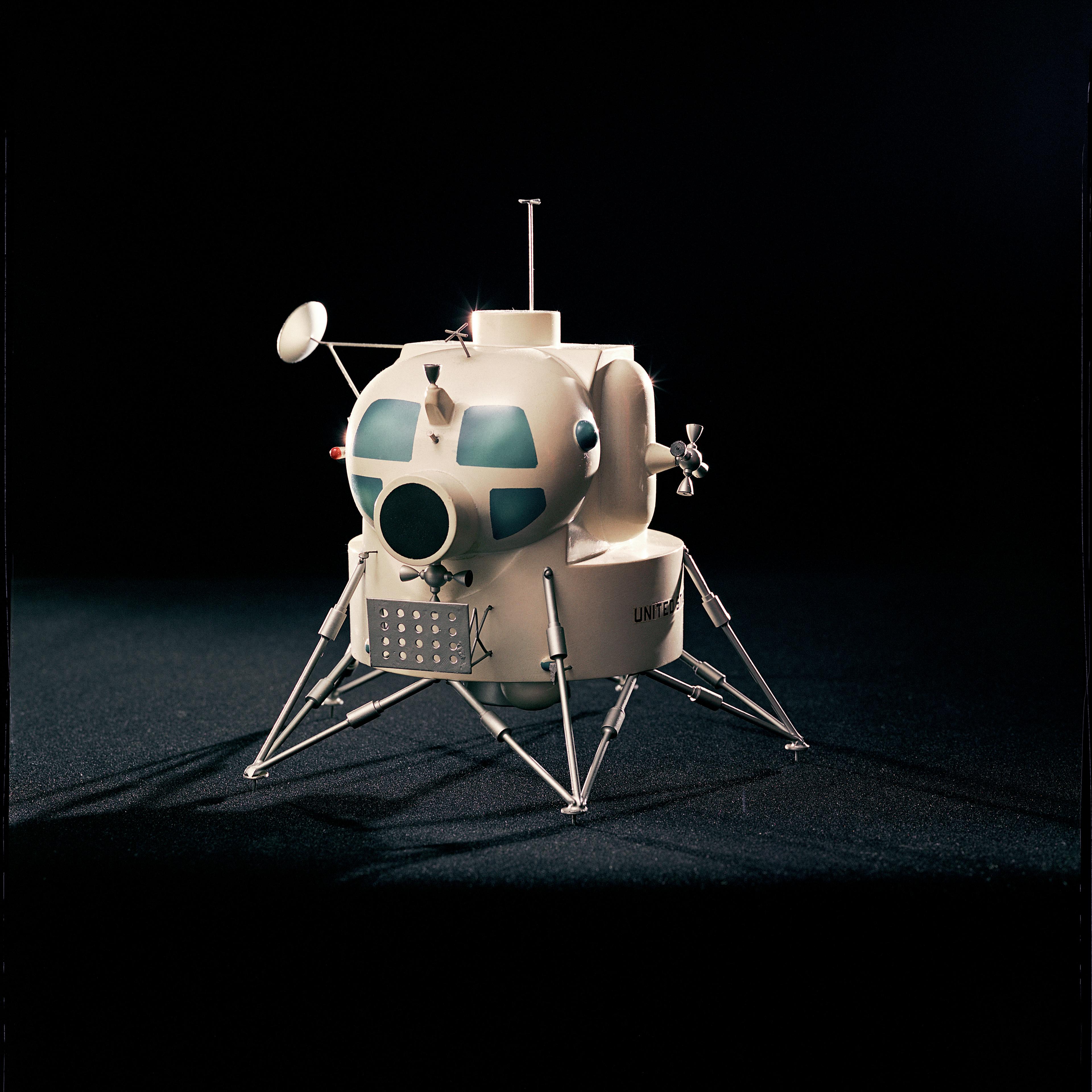 Early lunar module model, 1960s.