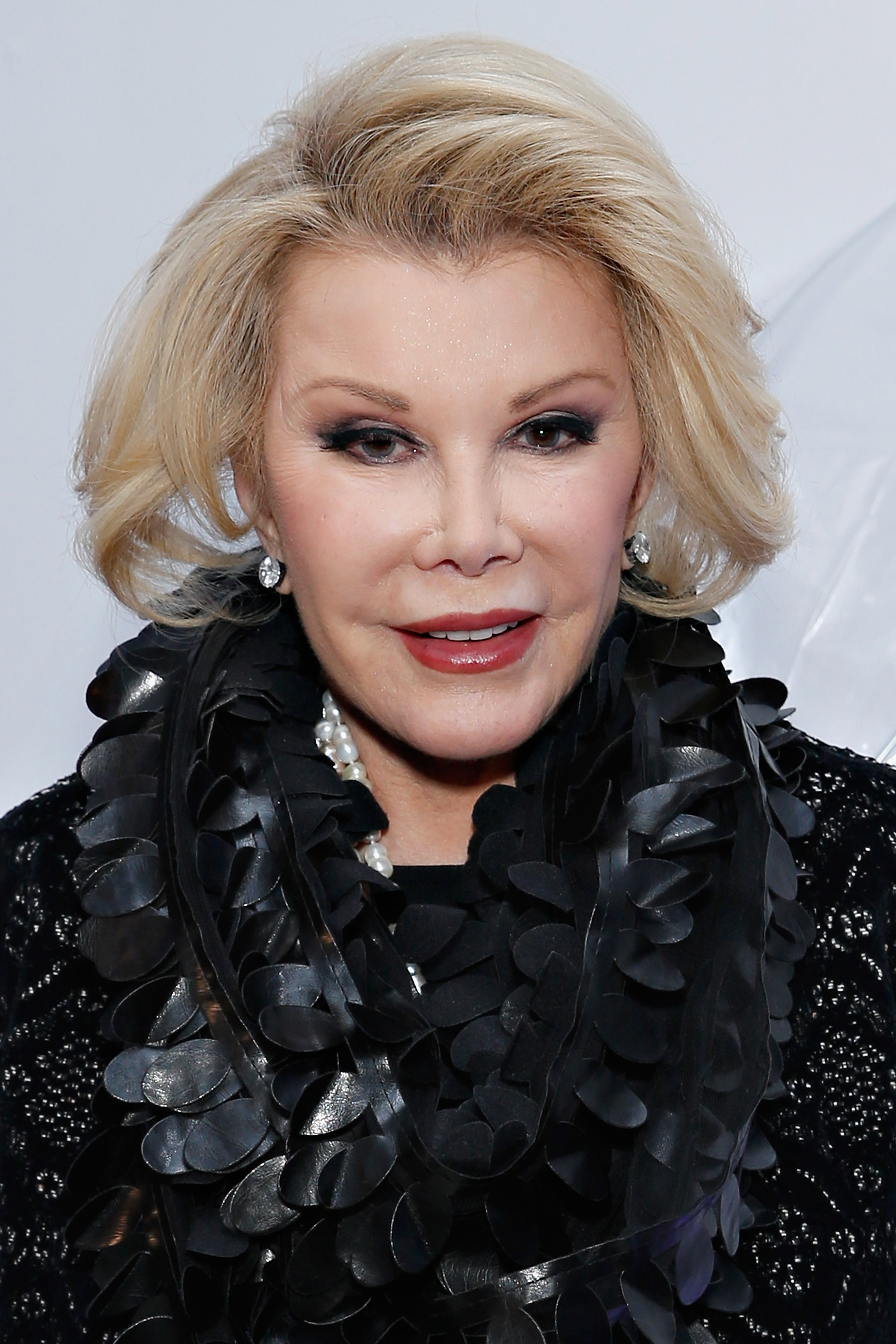 Joan Rivers attends Fashion Week on Feb. 11, 2014 in New York City.
