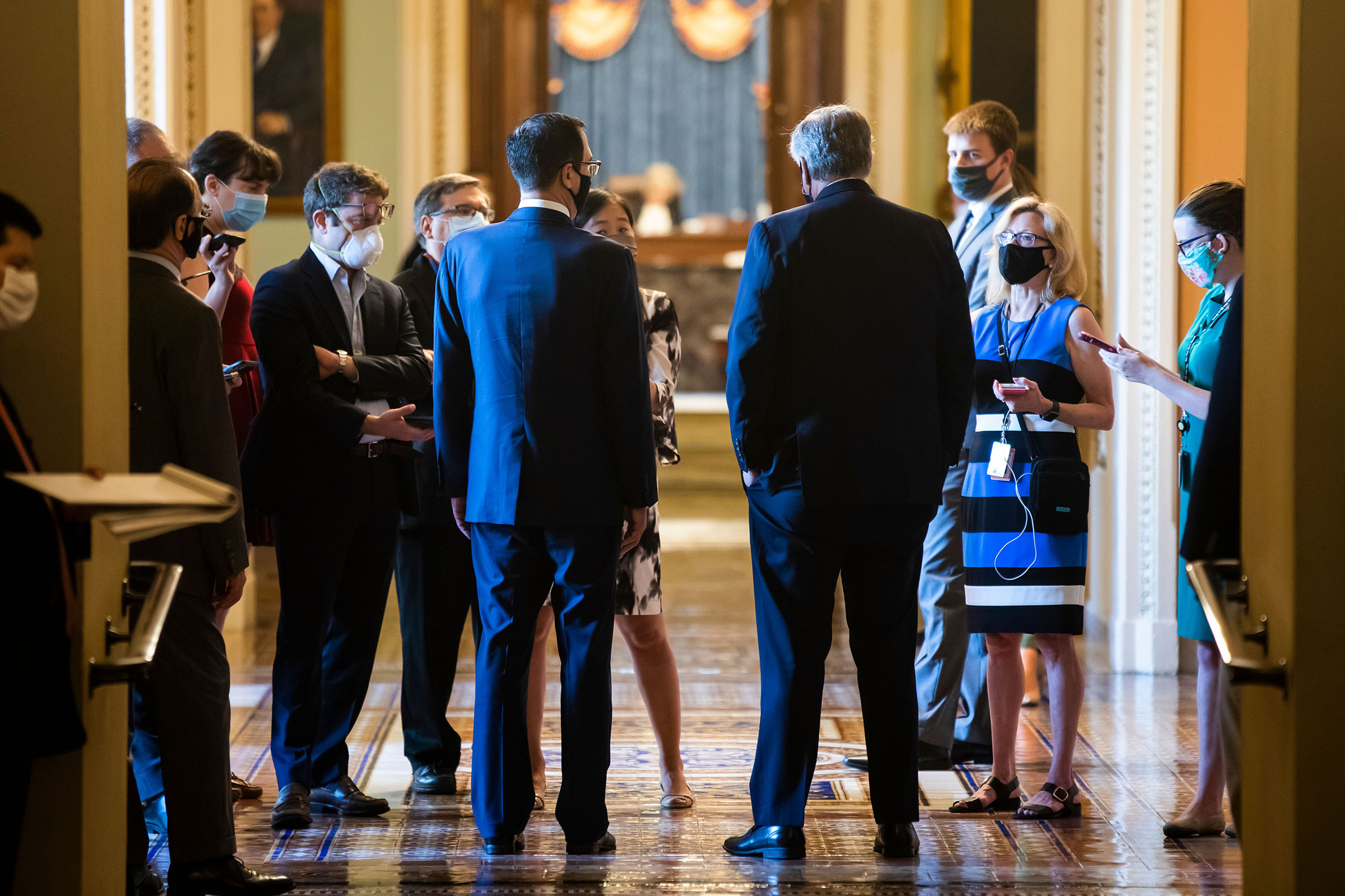 Republicans negotiate next coronavirus stimulus package, Washington, USA - 23 Jul 2020