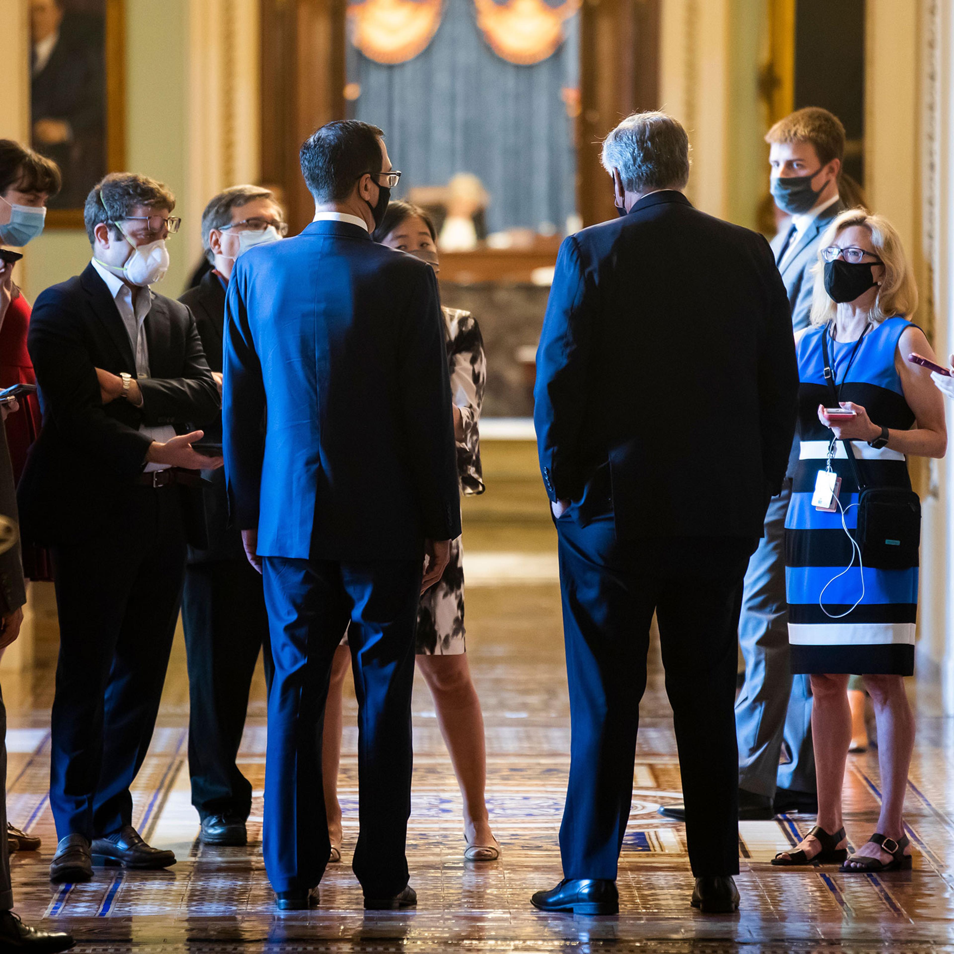 Republicans negotiate next coronavirus stimulus package, Washington, USA - 23 Jul 2020