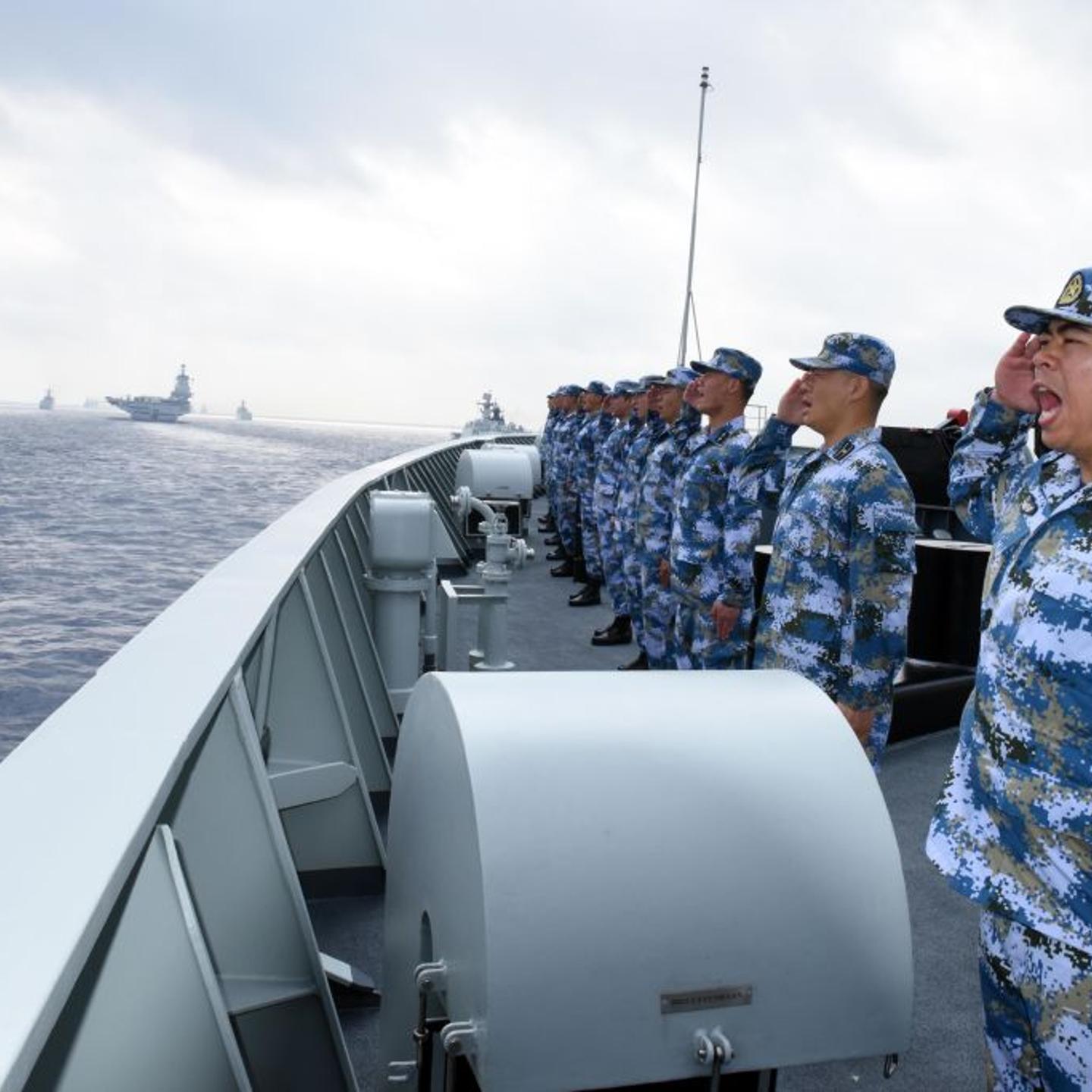 President Xi Jinping Reviews Navy In South China Sea