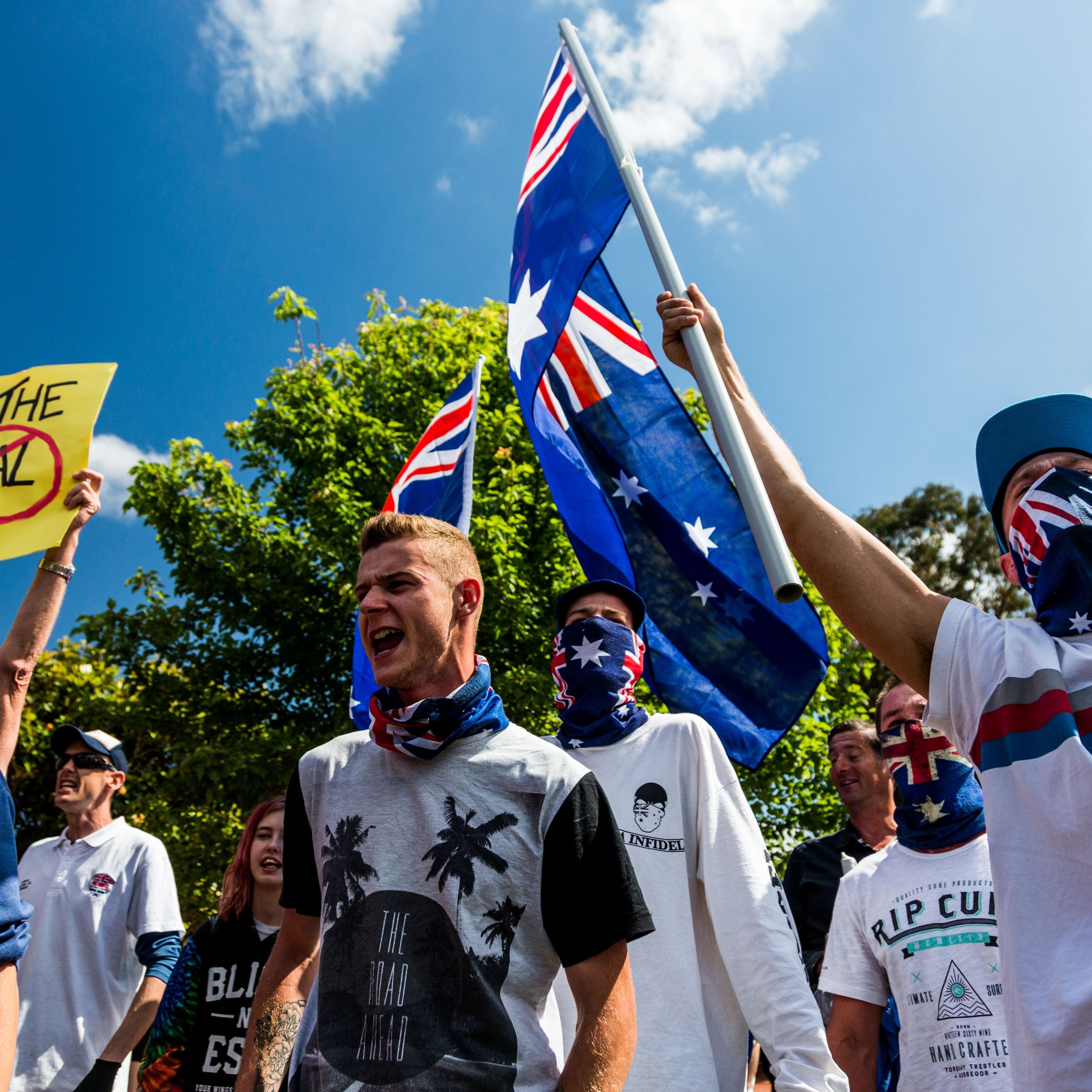 Rival rallies on racism and Islamophobia in Melbourne