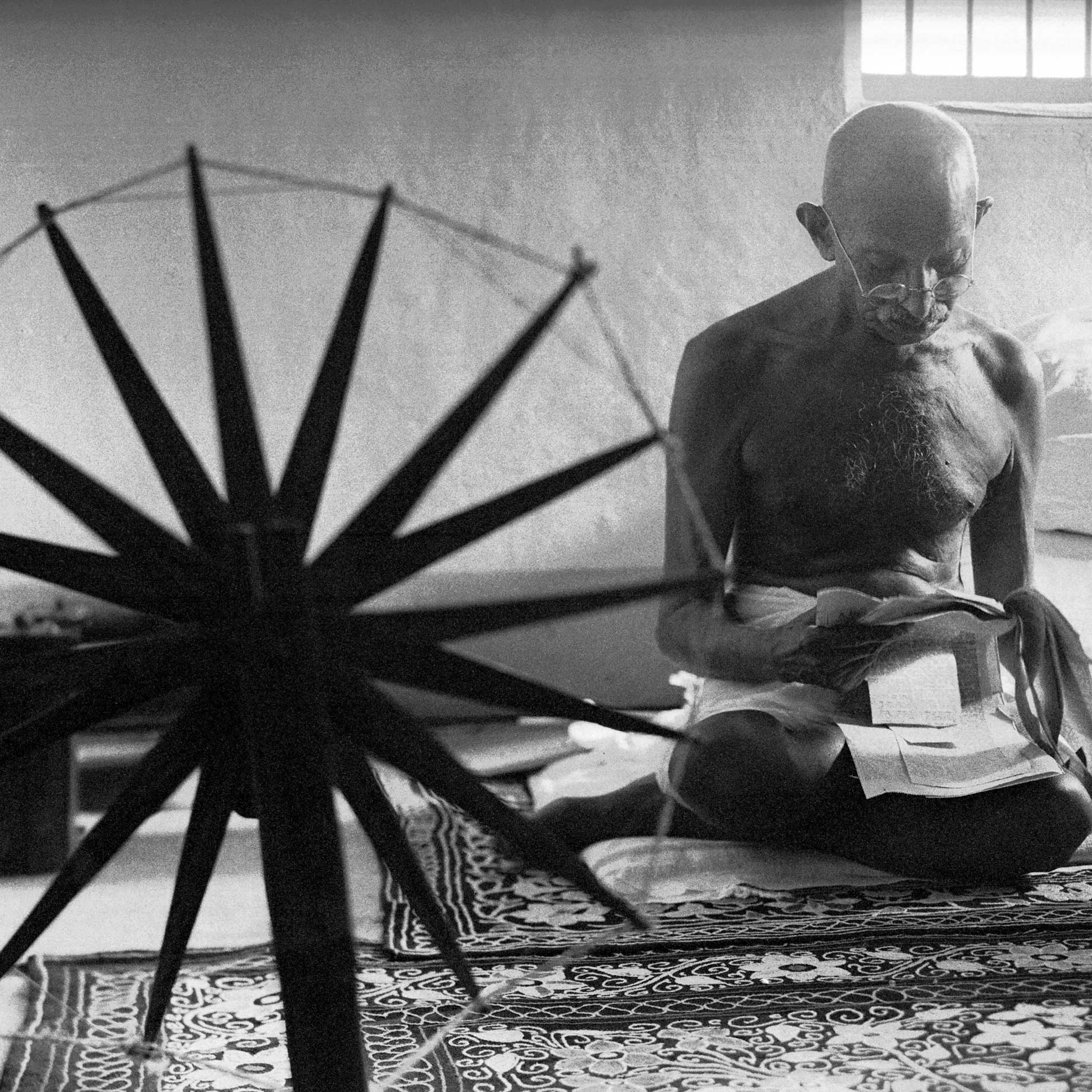 Gandhi and His Spinning Wheel: the Story Behind an Iconic Photo