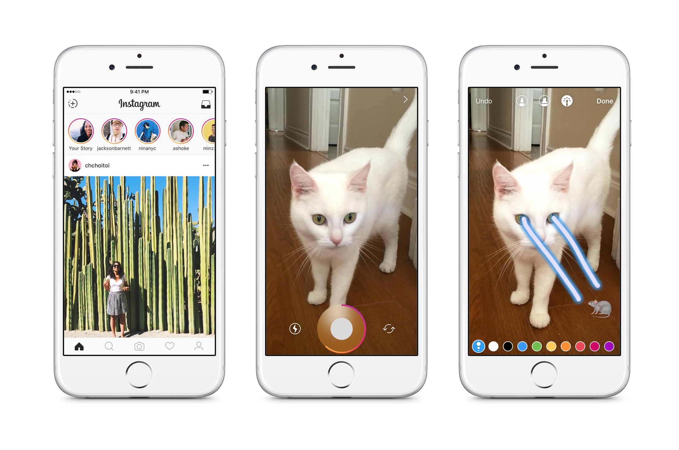 Instagram Stories lets you share photos and videos that disappear after 24 hours.