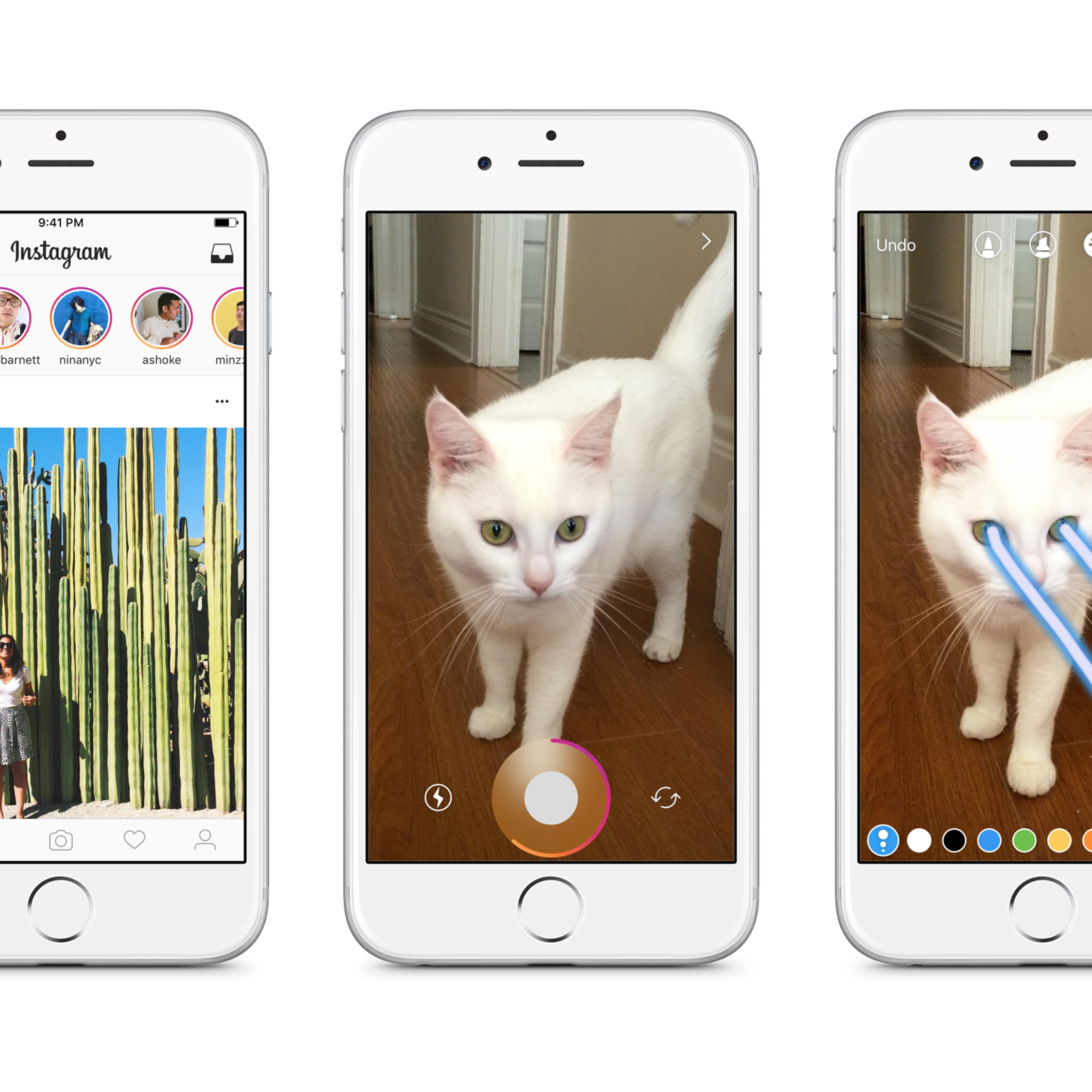 Instagram Stories lets you share photos and videos that disappear after 24 hours.