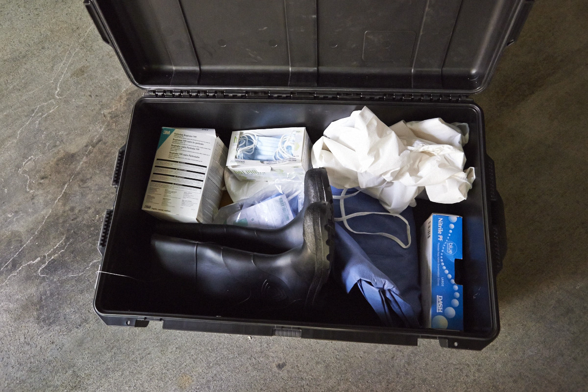Each EIS officer sent to West Africa for the surge response is provided with these necessities.