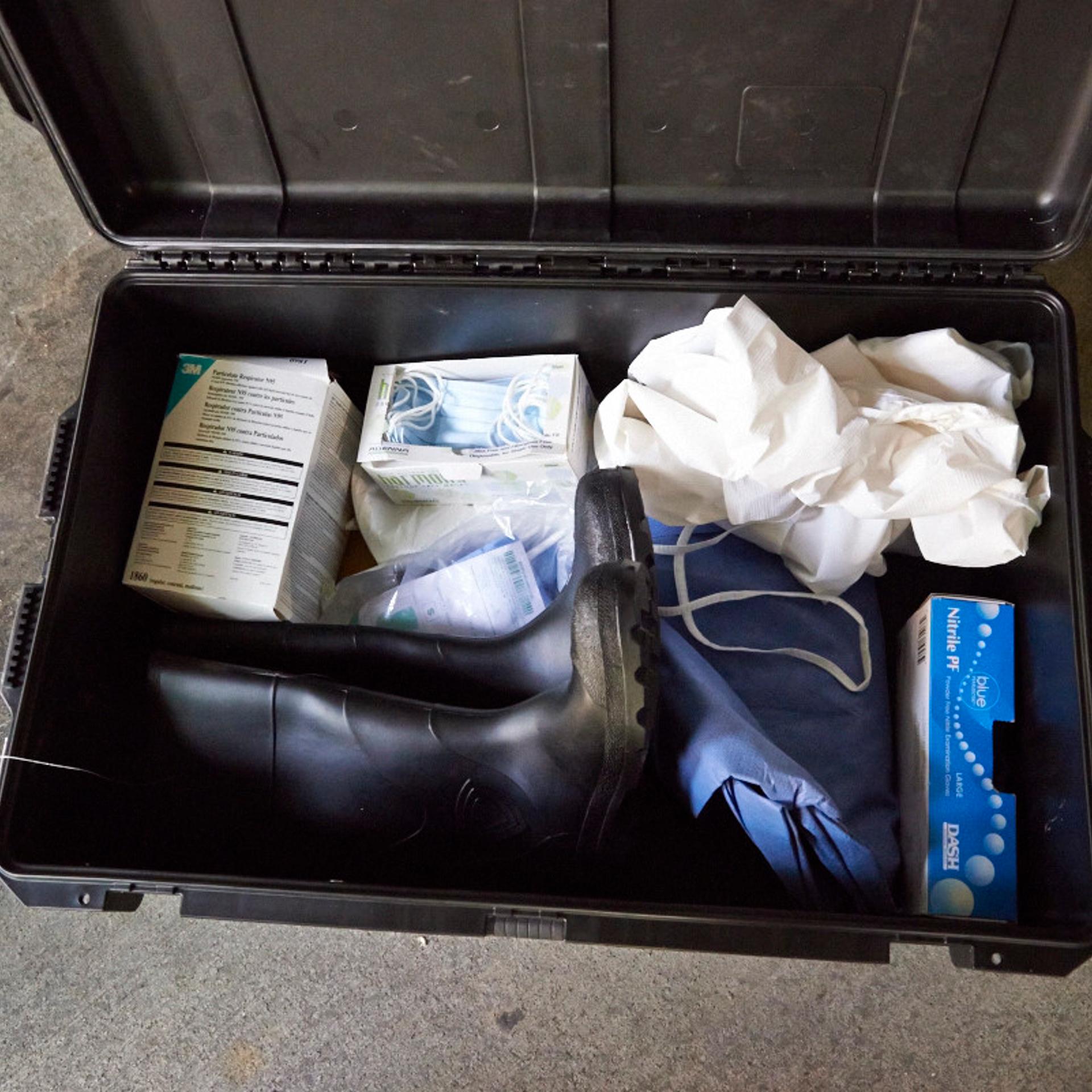Each EIS officer sent to West Africa for the surge response is provided with these necessities.