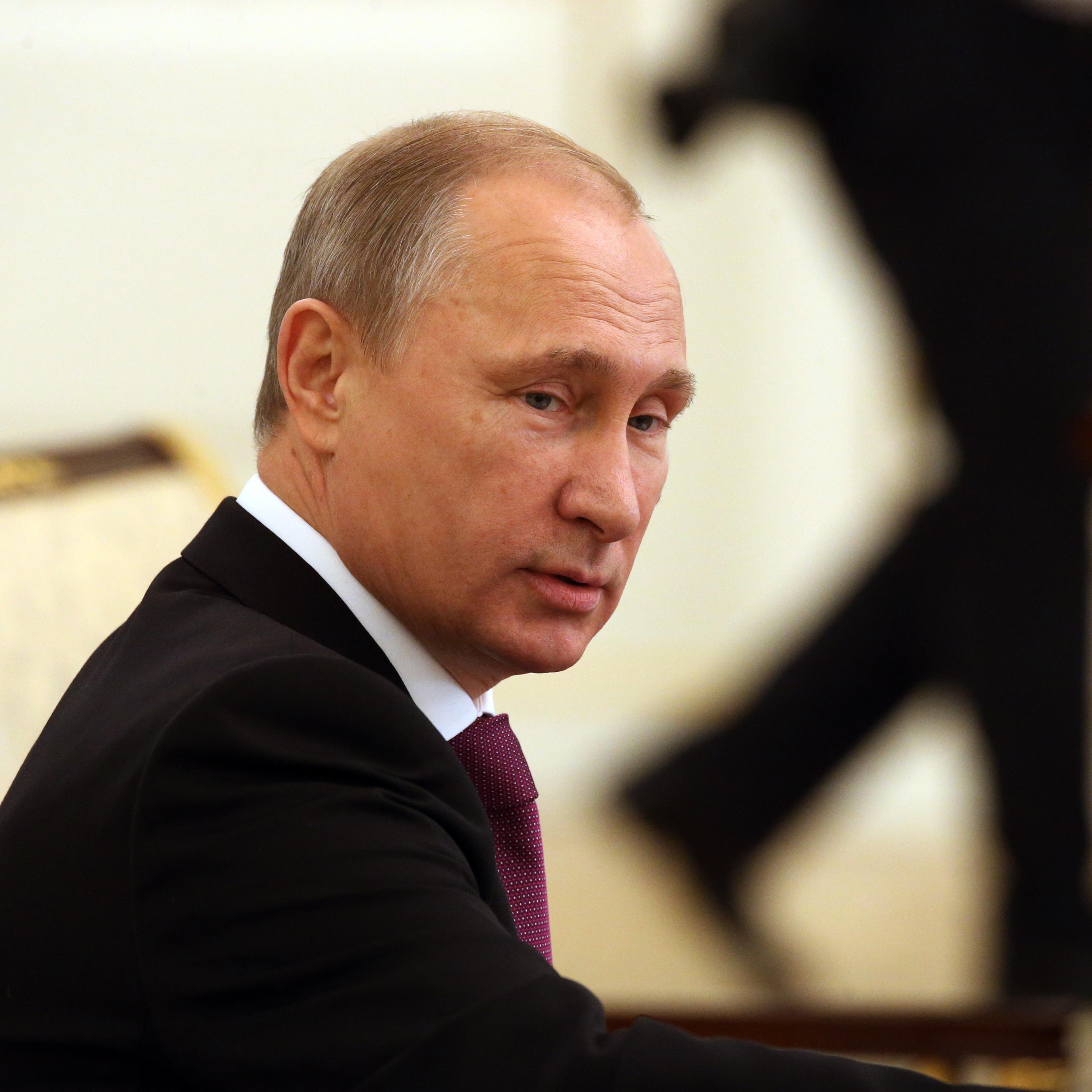 Russian President Vladimir Putin visits Uzbekistan on Dec. 10, 2014.