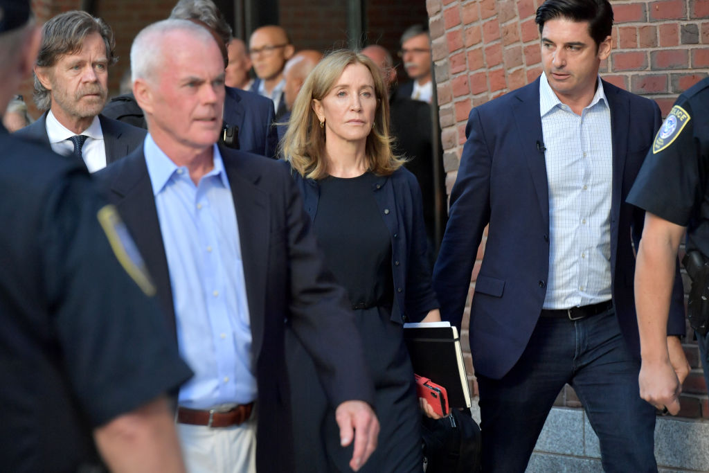 Felicity Huffman Appears In Court For Sentencing After Pleading Guilty To College Admission Fraud Charges