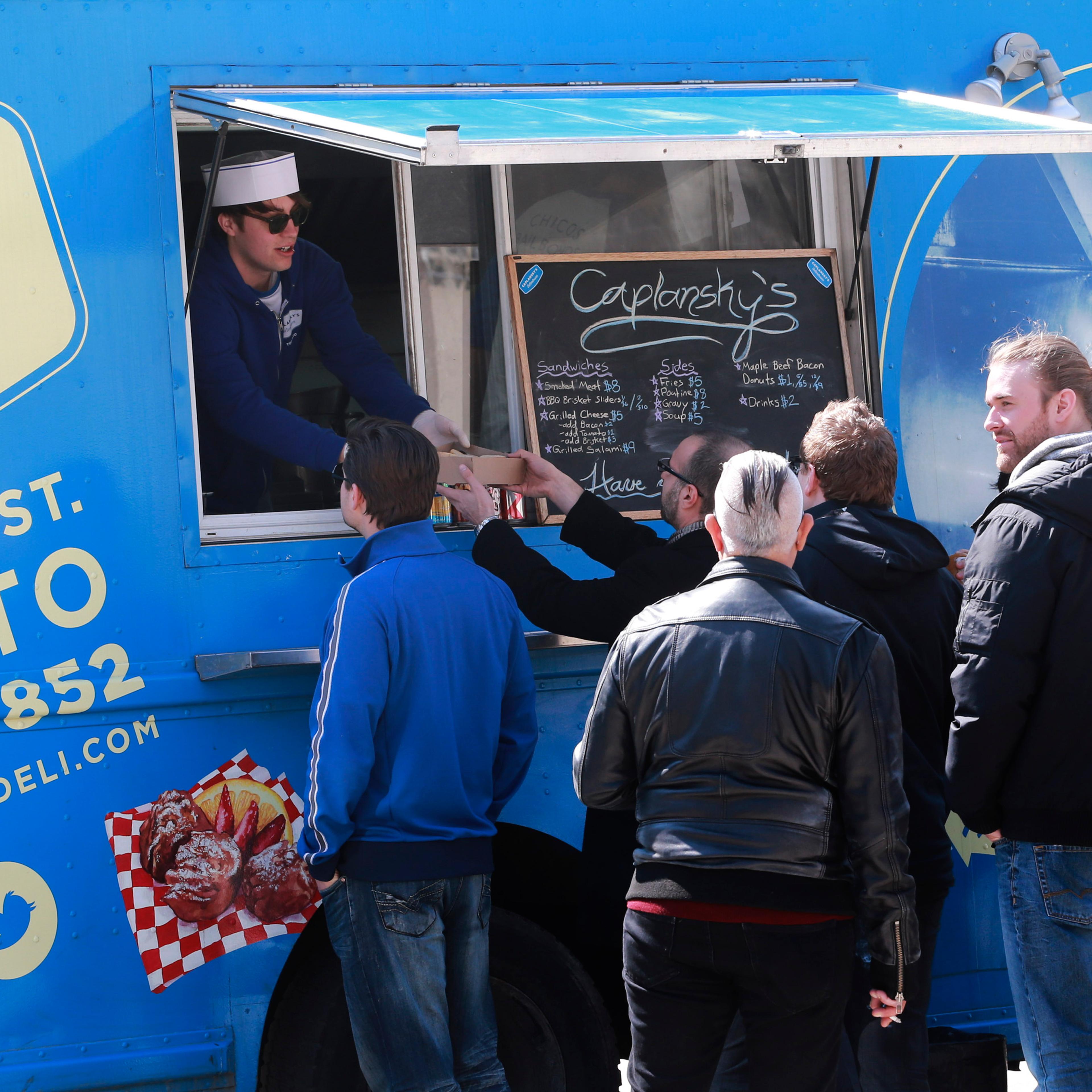 Food trucks gather at Nathan Phillips Square