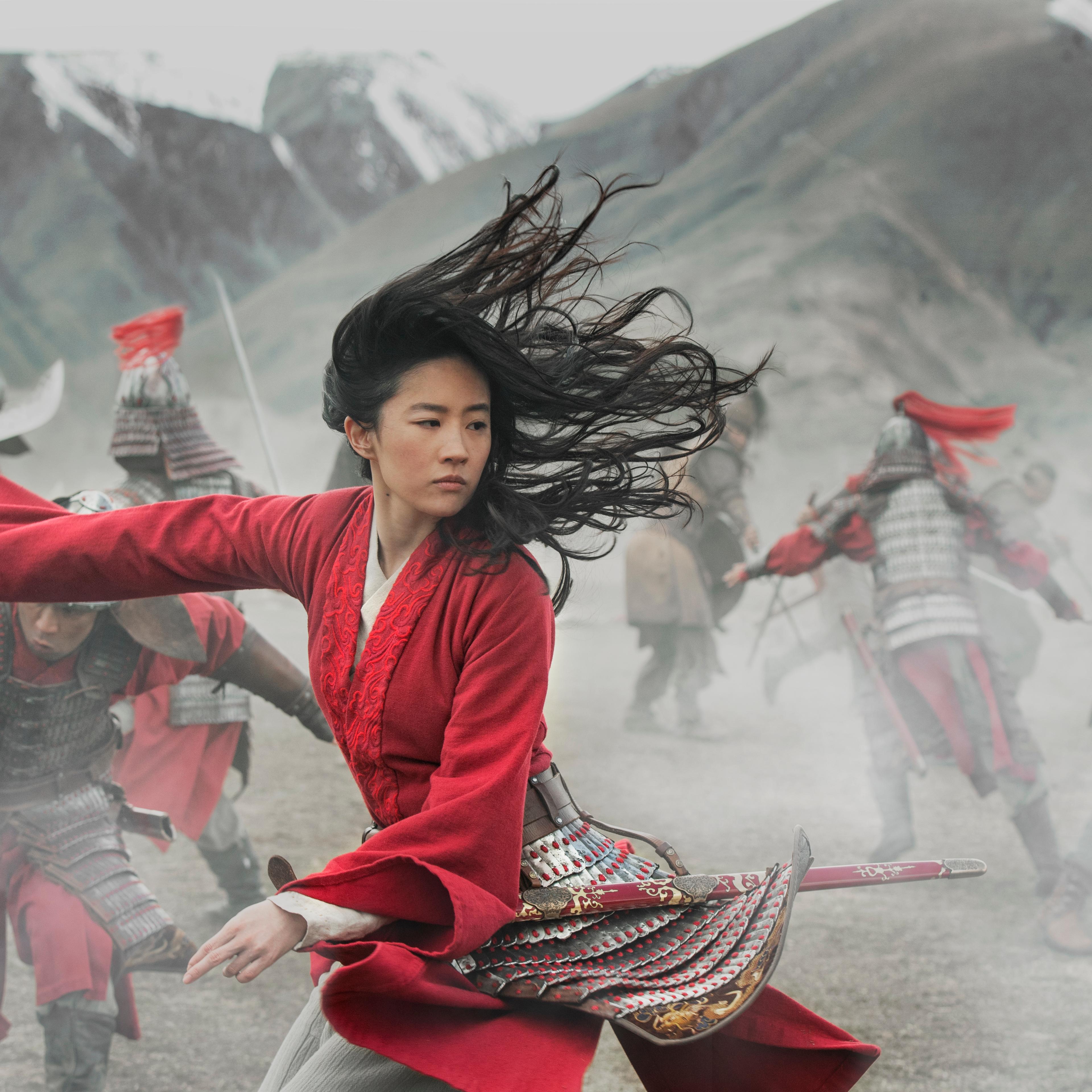 Yifei Liu as Mulan.