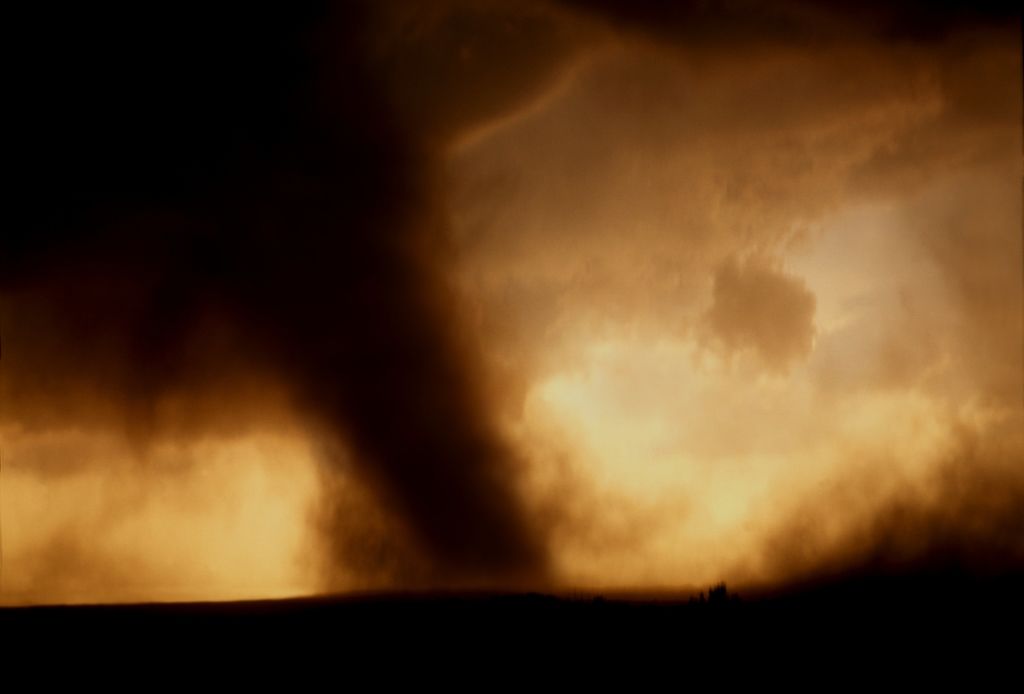 Tornado near Turkey, Texas