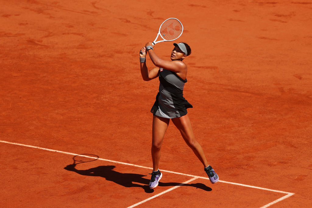 Naomi Osaka at the 2021 French Open