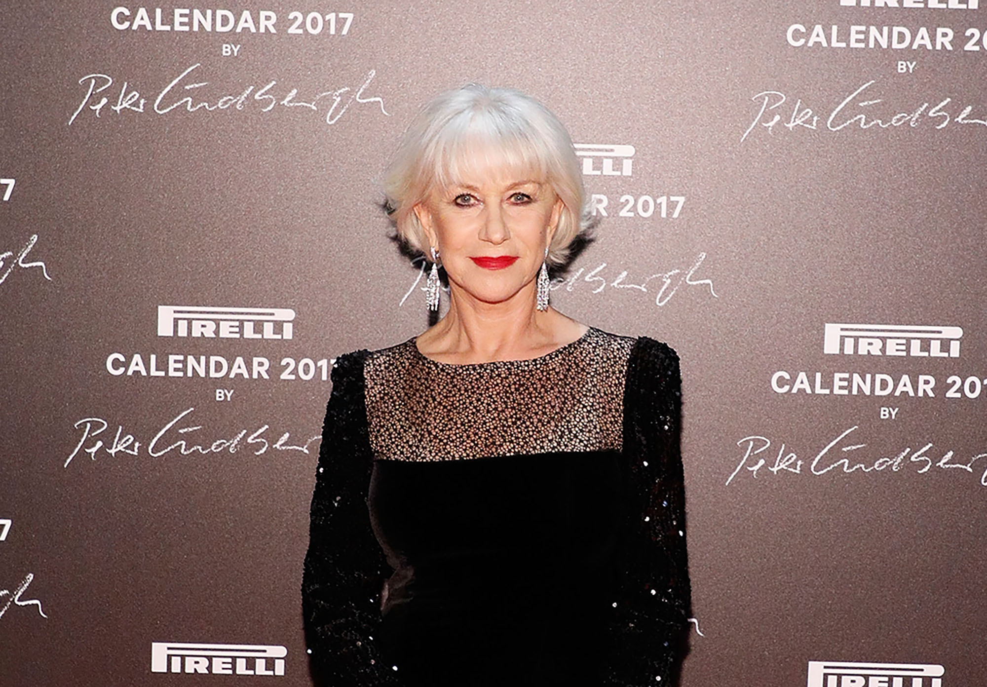 "Pirelli Calendar 2017 by Peter Lindberg" : Photocall At La Cite Du Cinema In Saint Denis, near Paris