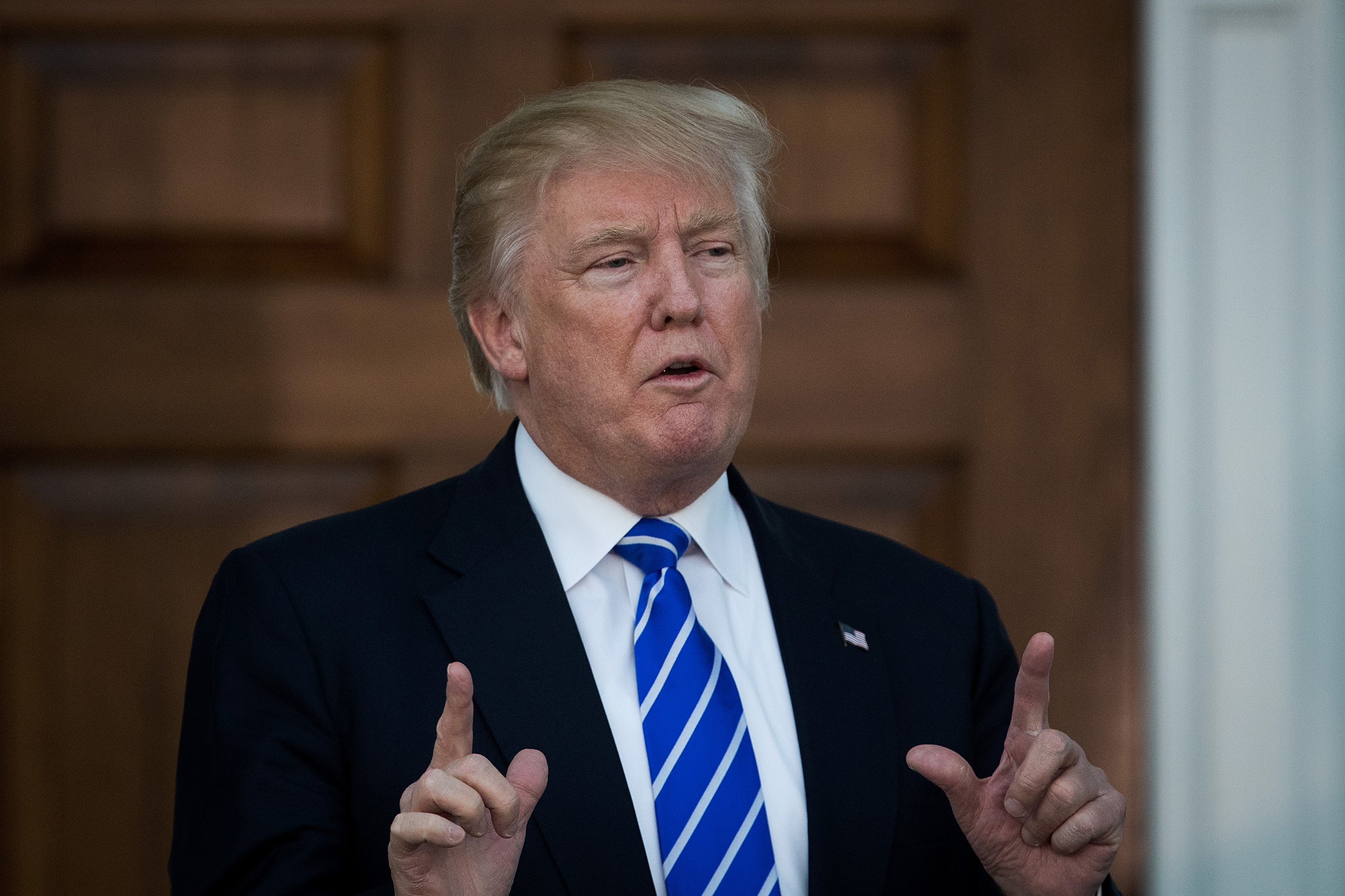Donald Trump Holds Weekend Meetings In Bedminster, NJ